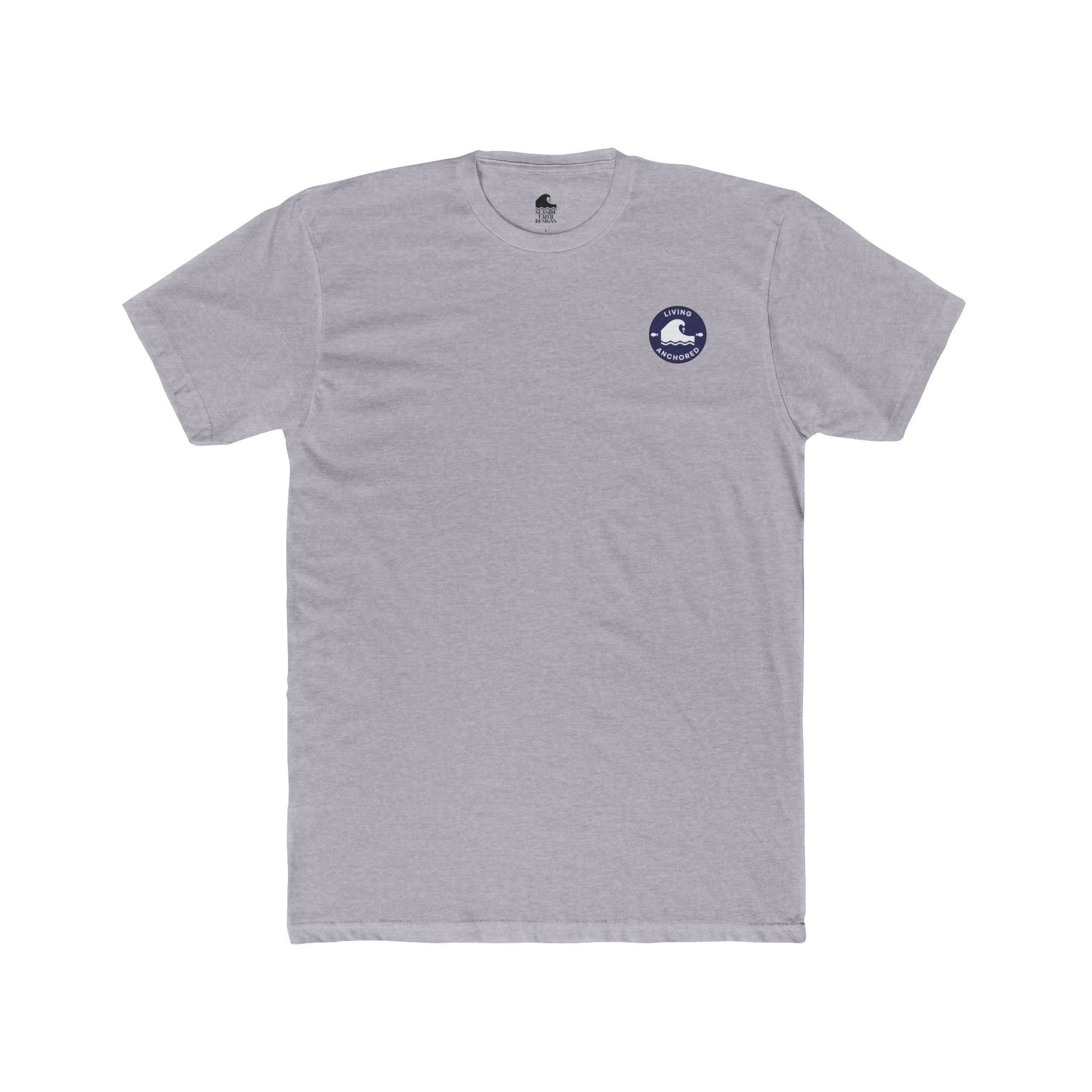 Living Anchored – Well & Living Water Scripture Tee (Unisex Cotton Crew)