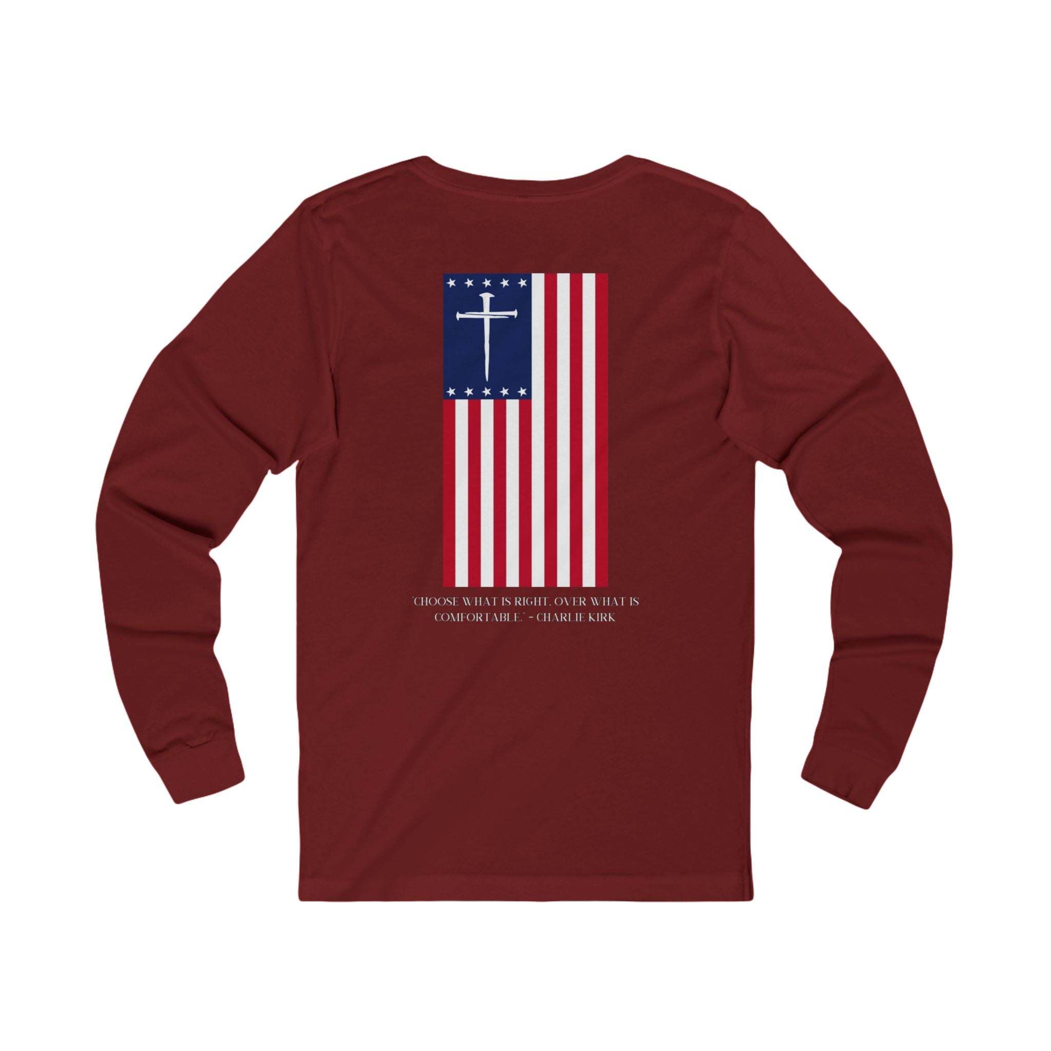 Charlie Kirk Remembrance Long Sleeve Tee (9 colors available)