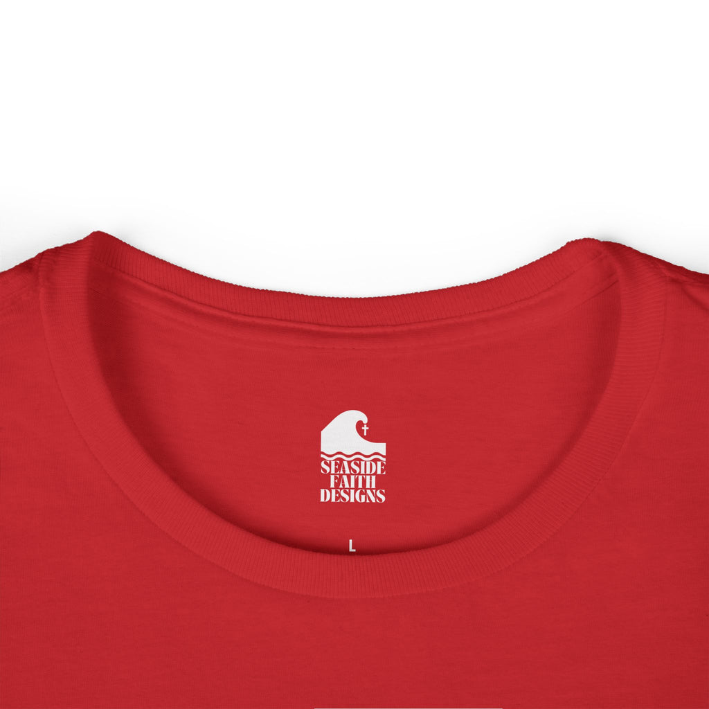 Women’s Softstyle Tee – ABIDE- Charlie Kirk Tribute Shirt (10 colors available)