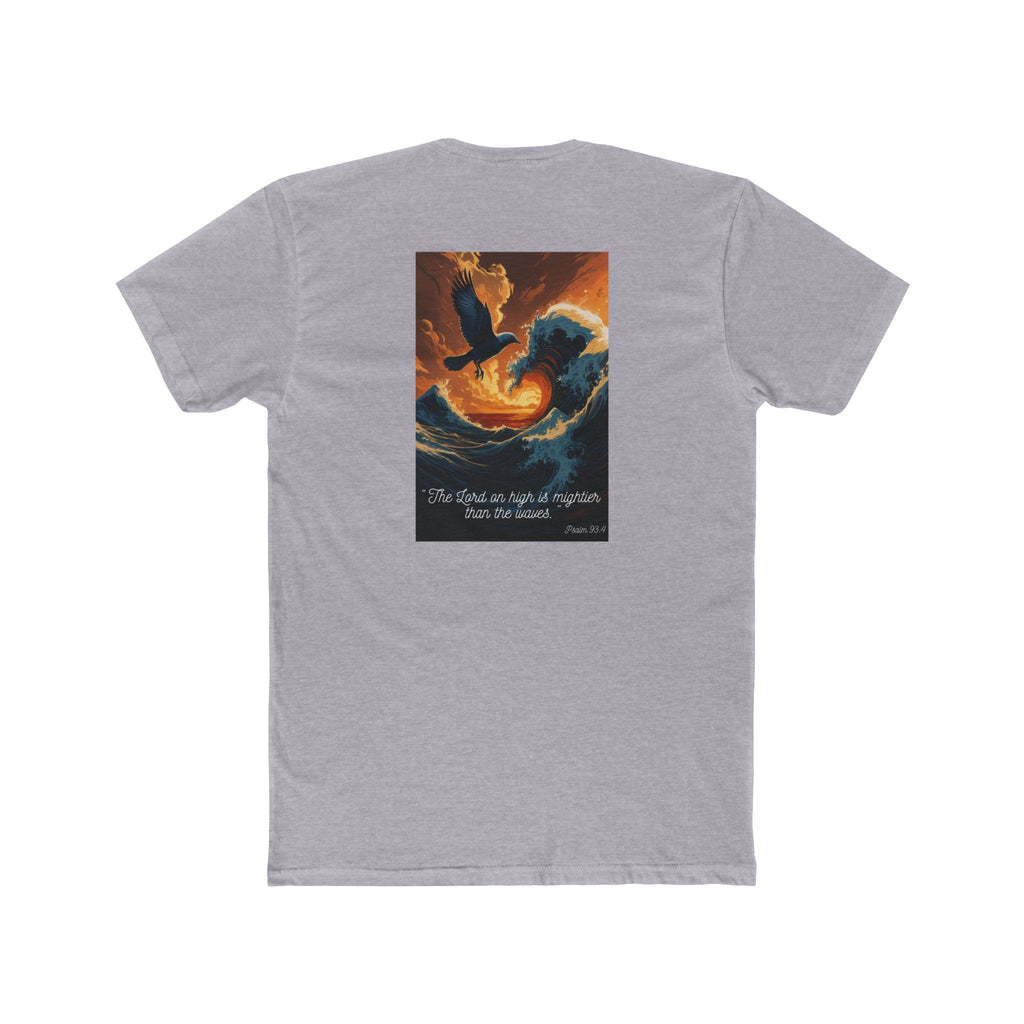 Living Anchored Wave & Bird Faith Tee – Psalm 93:4