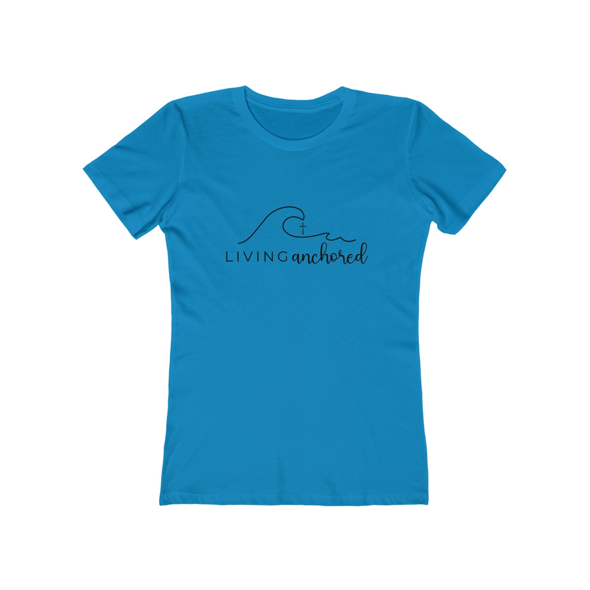 Living Anchored – Women’s Boyfriend Tee (13 Color Options)