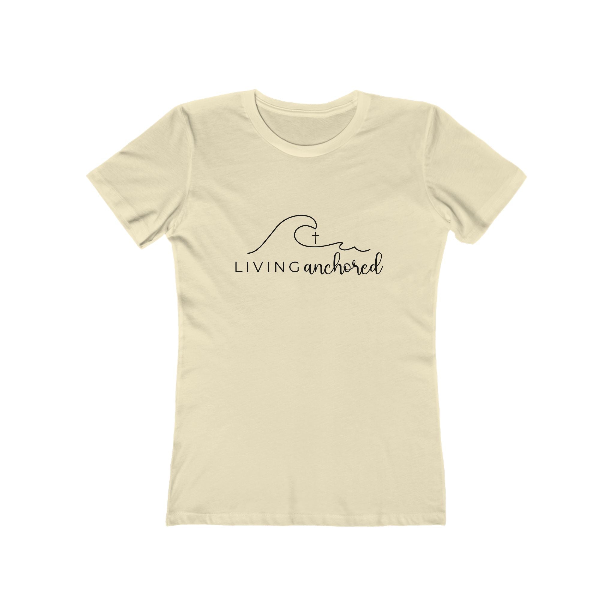Living Anchored – Women’s Boyfriend Tee (13 Color Options)