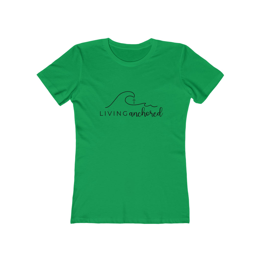 Living Anchored – Women’s Boyfriend Tee (13 Color Options)