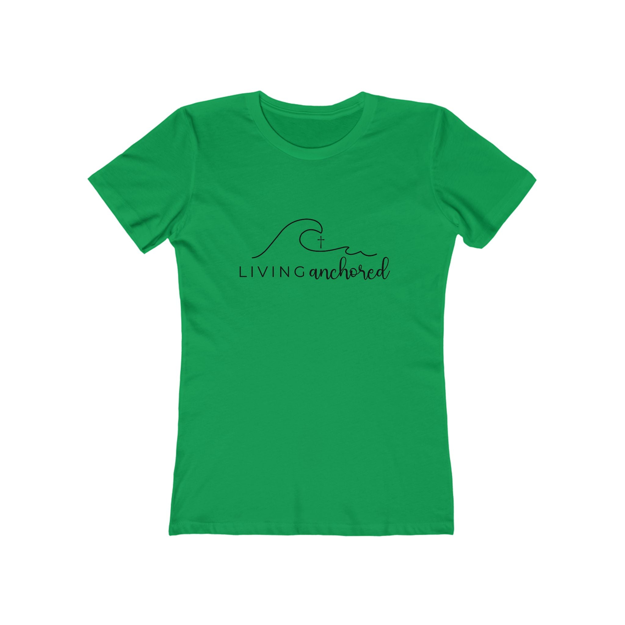 Living Anchored – Women’s Boyfriend Tee (13 Color Options)