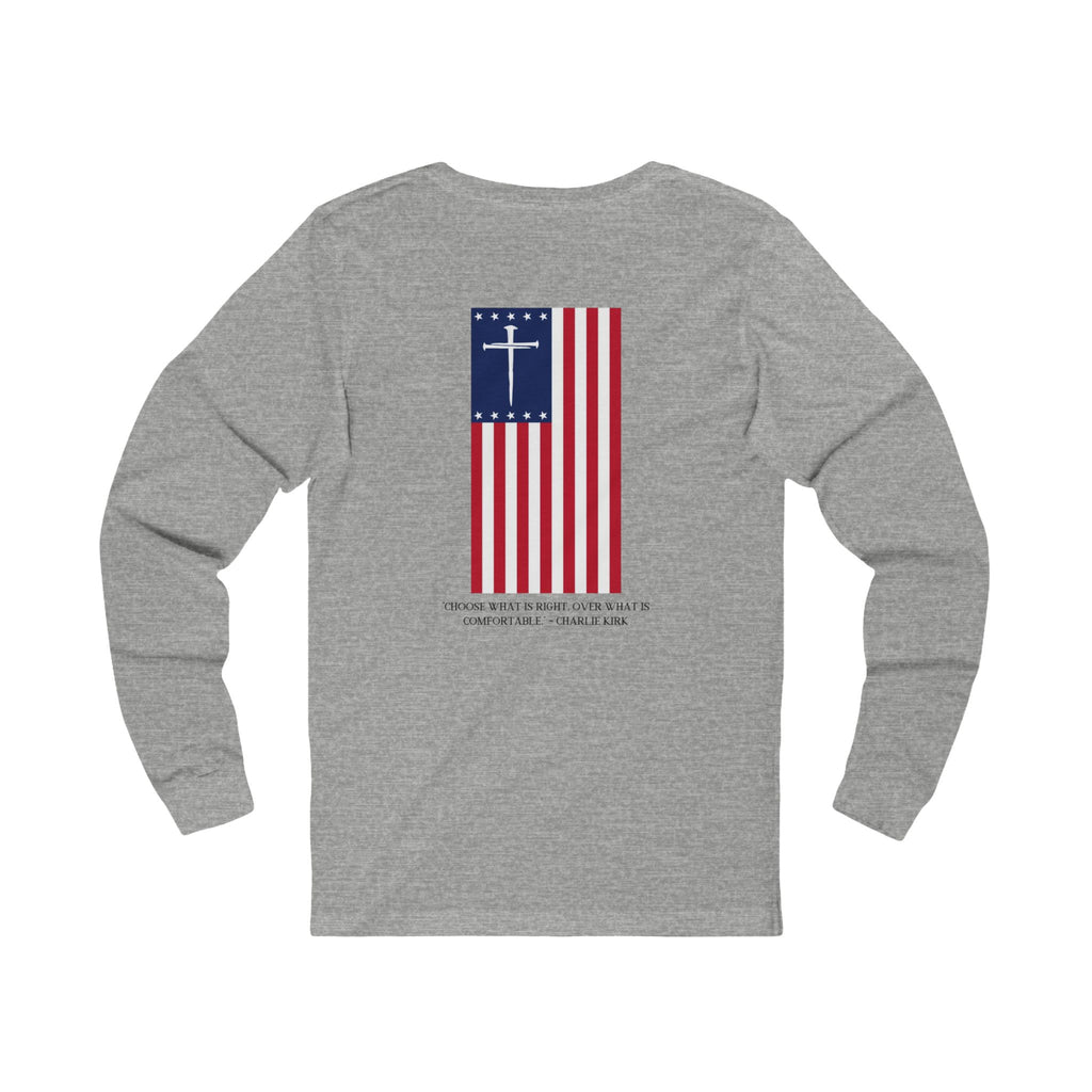 Charlie Kirk Remembrance Long Sleeve Tee (2 colors available)