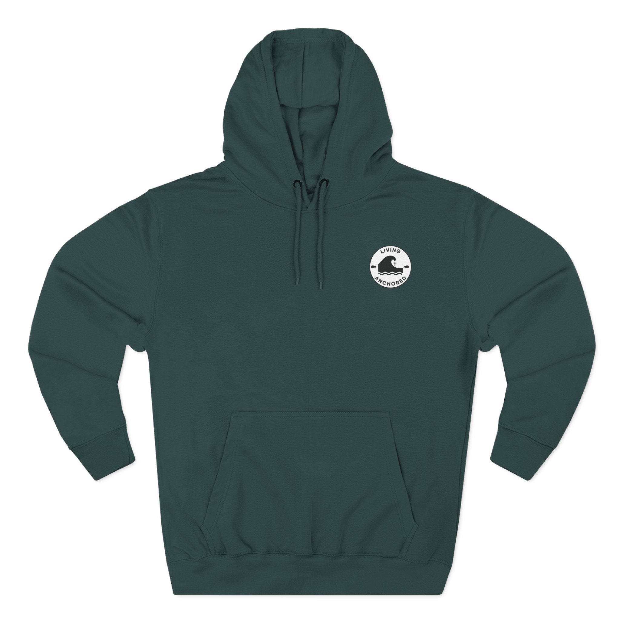 Living Anchored – Well & Living Water Scripture Fleece Hoodie