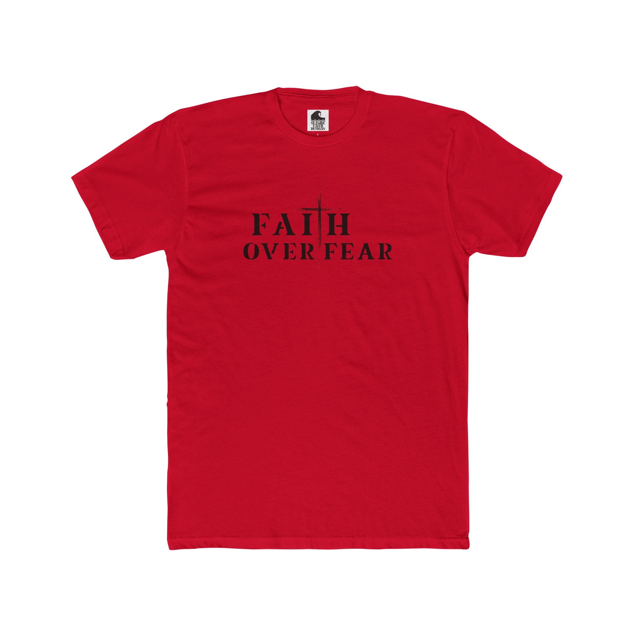 Faith Over Fear – Cotton Crew Tee (9 Colors)