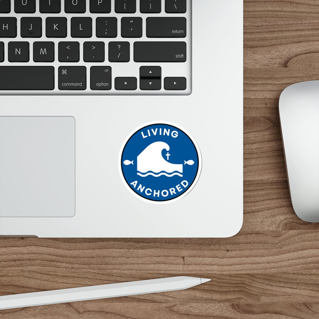 Living Anchored Die-Cut Sticker