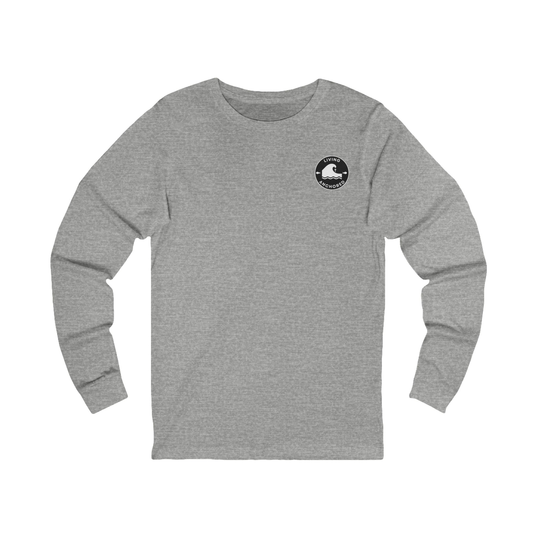 Living Anchored Jersey Long Sleeve Tee – Lighthouse (John 1:5)