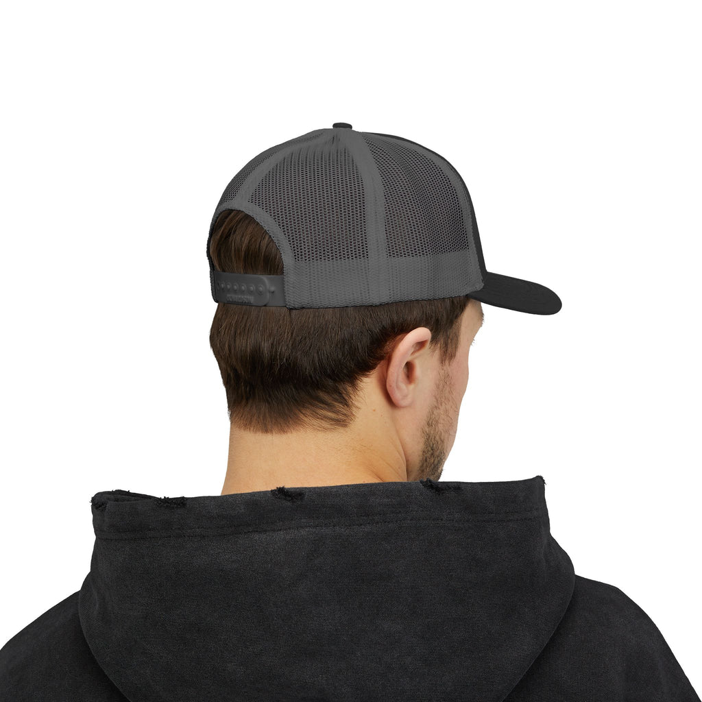 American Flag Cross – Snapback Trucker Cap (16 Colors)