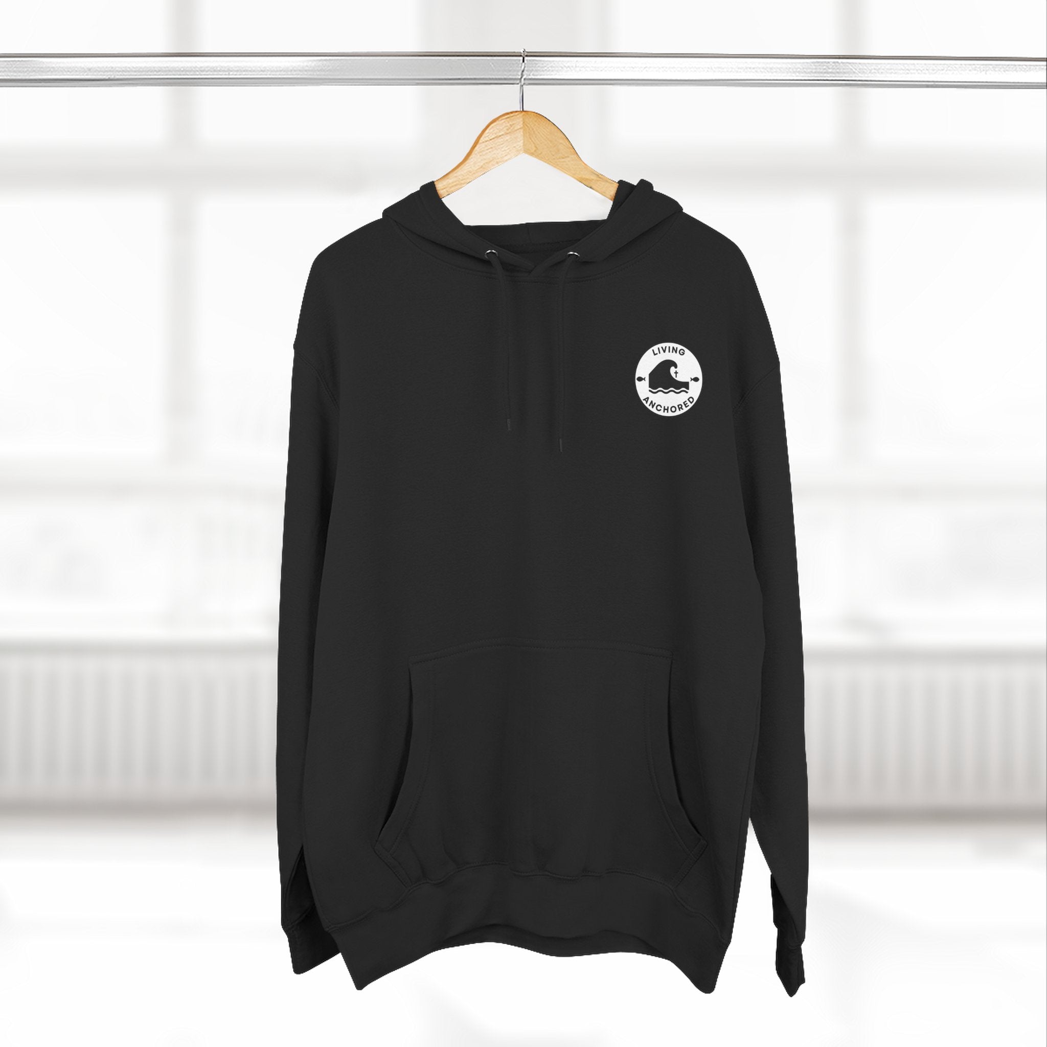 Living Anchored – Well & Living Water Scripture Fleece Hoodie