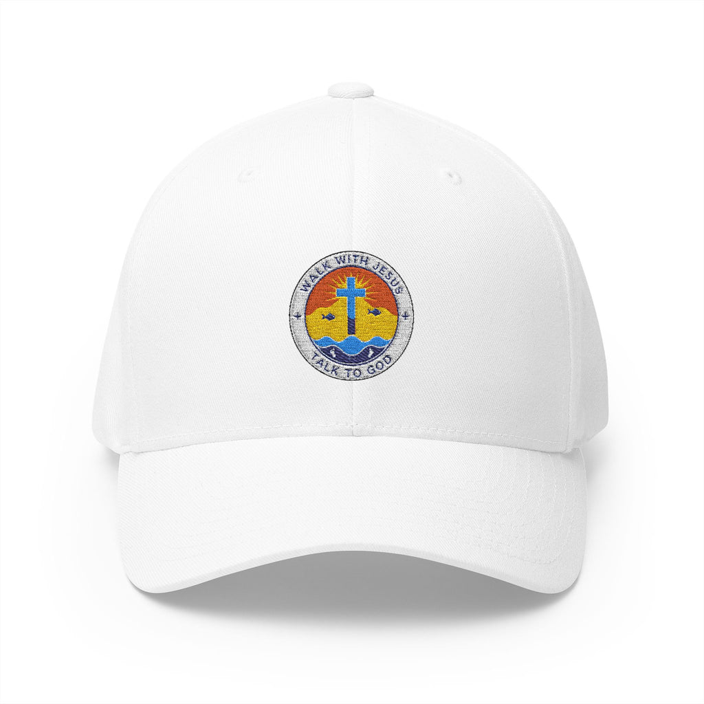 Walk with Jesus Closed-Back Cap 