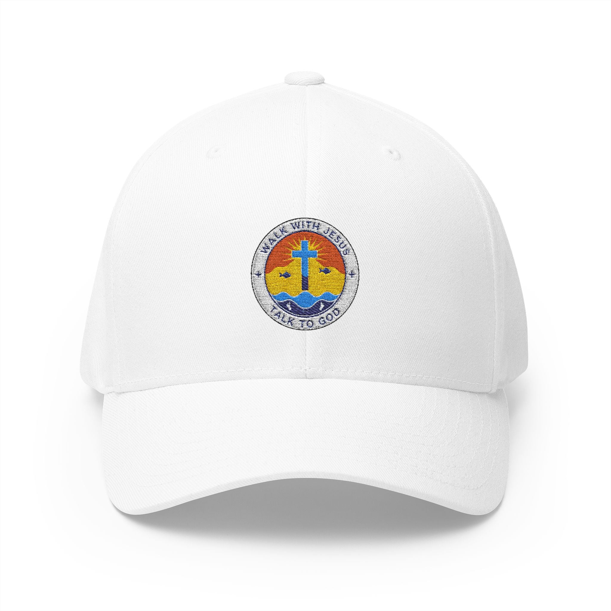 Walk with Jesus Closed-Back Cap 