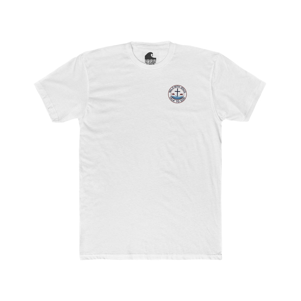 Cardinal Scripture Tee – Revelation 21:4-5 (White Only)