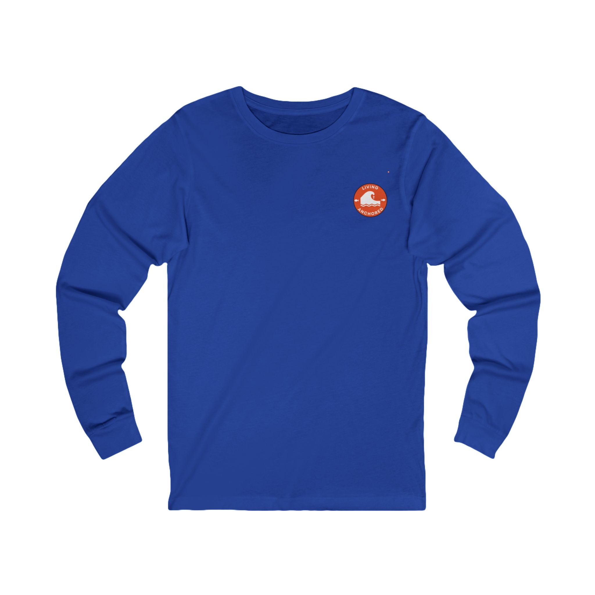 Living Anchored Jersey Long Sleeve Tee – Well at Sunset (John 7:37-38)