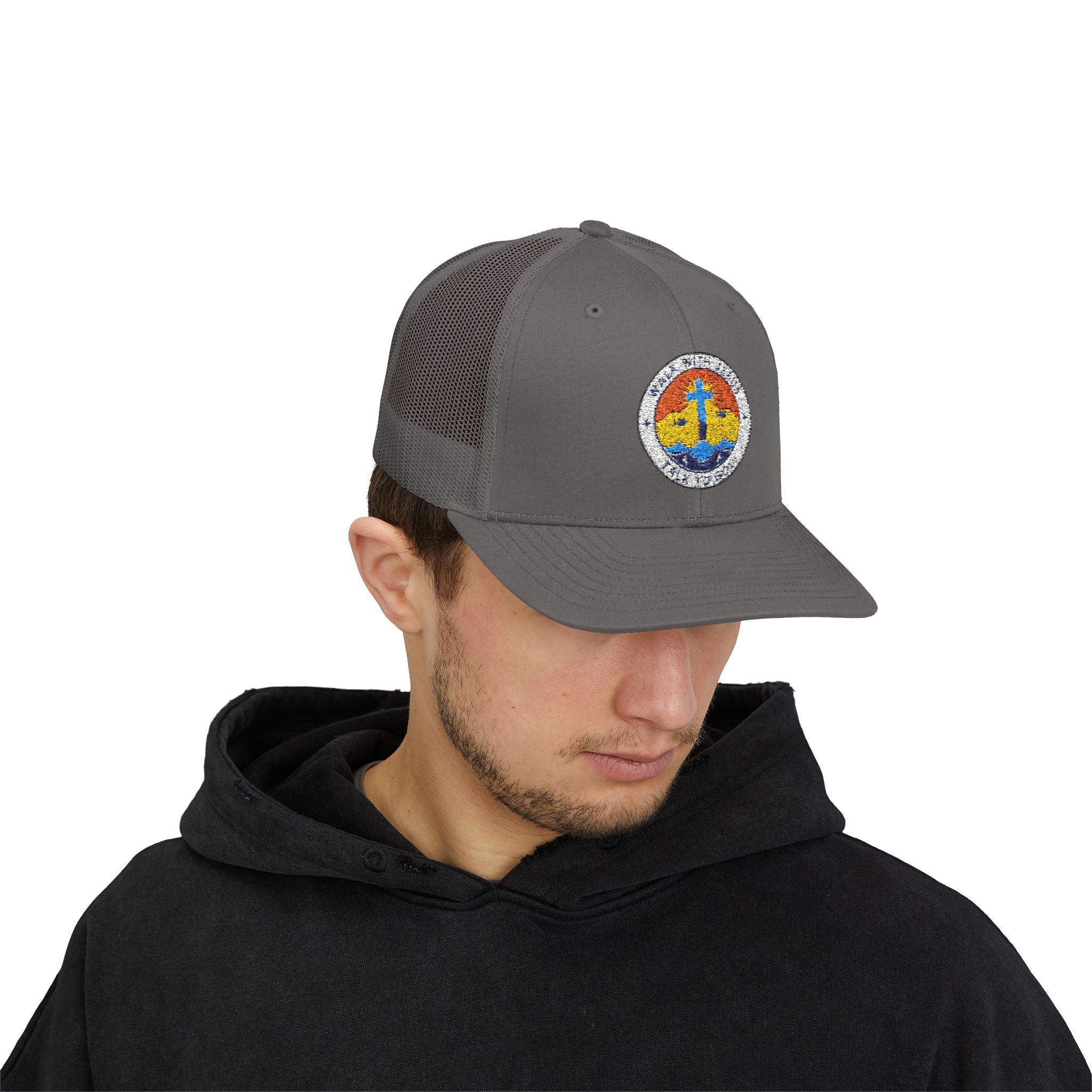 Walk With Jesus Sunrise Snapback Trucker Hat