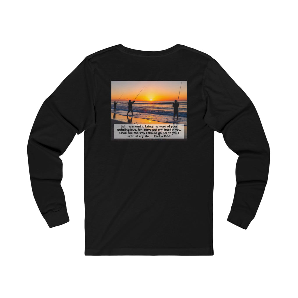 Inspirational Jersey Long Sleeve Tee – Psalm 143:8