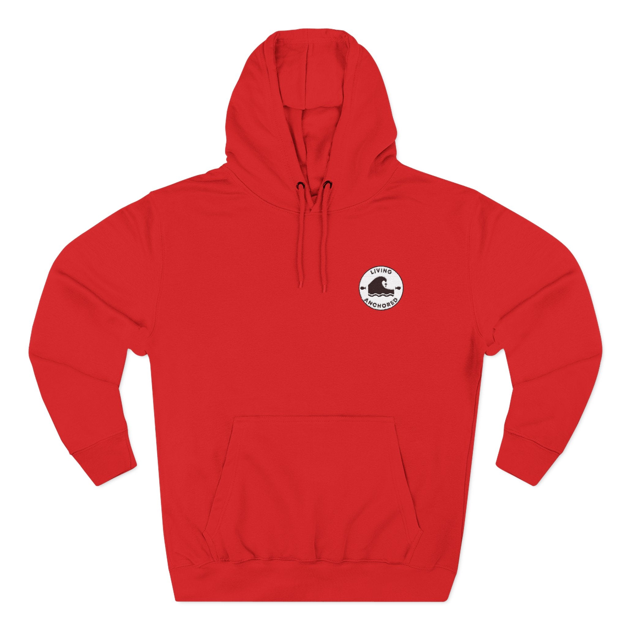 Cozy Flannel Hoodie – Living Anchored Patch