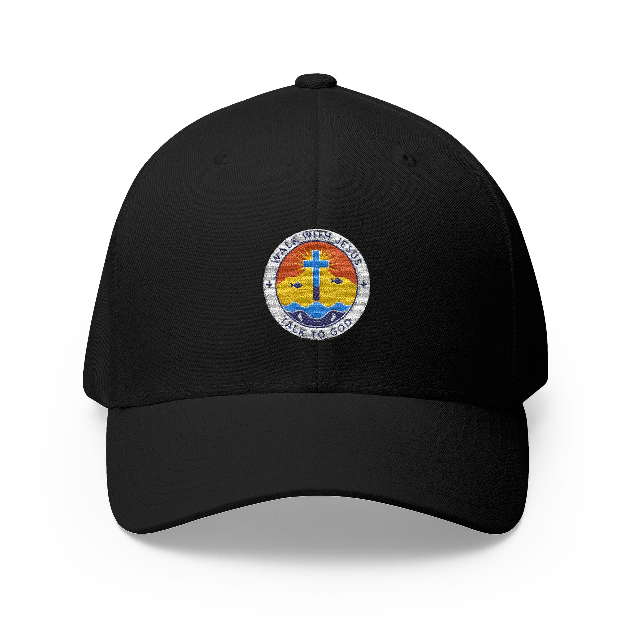 Walk with Jesus, Talk to God Structured Cap