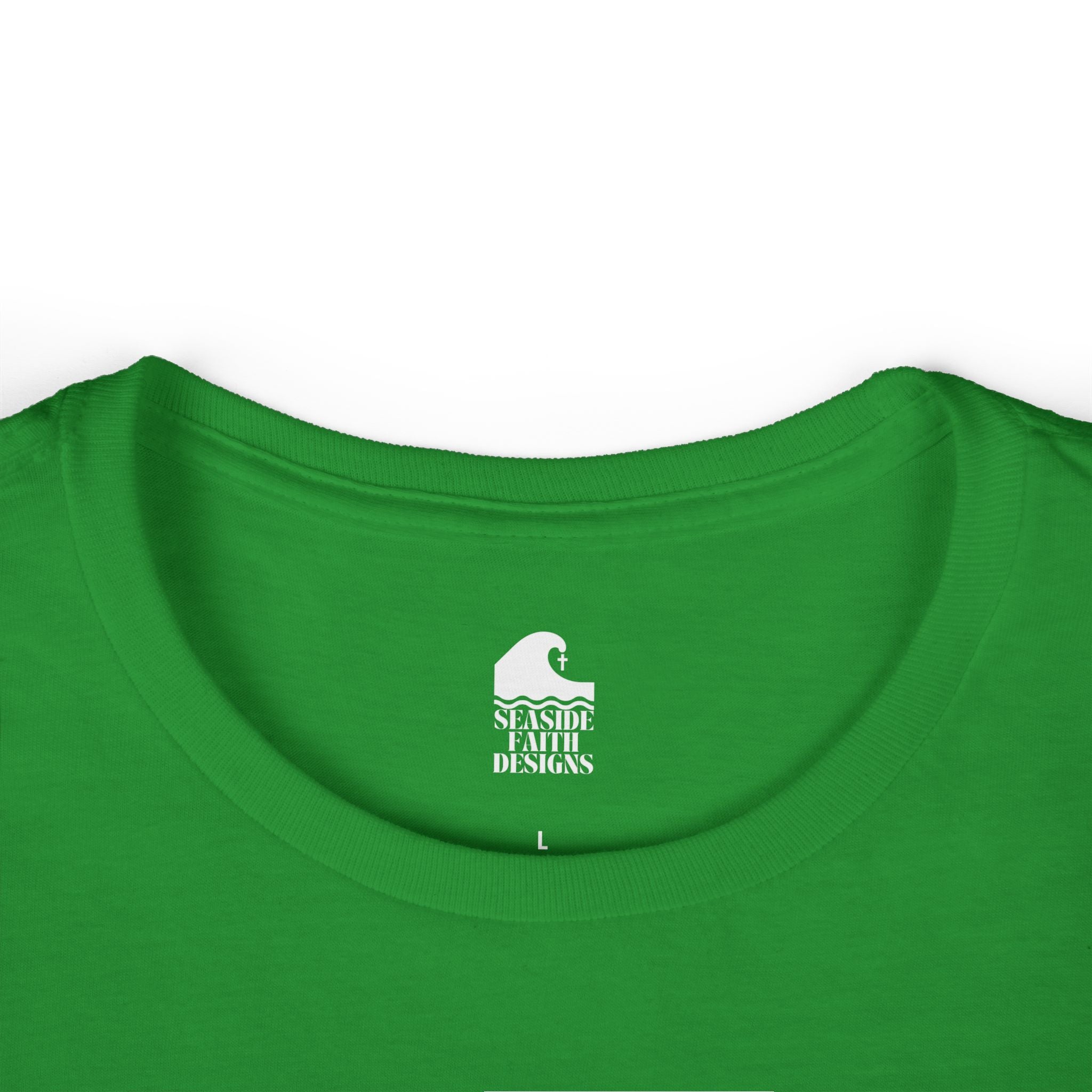 Women’s Softstyle Tee – ABIDE- Charlie Kirk Tribute Shirt (10 colors available)