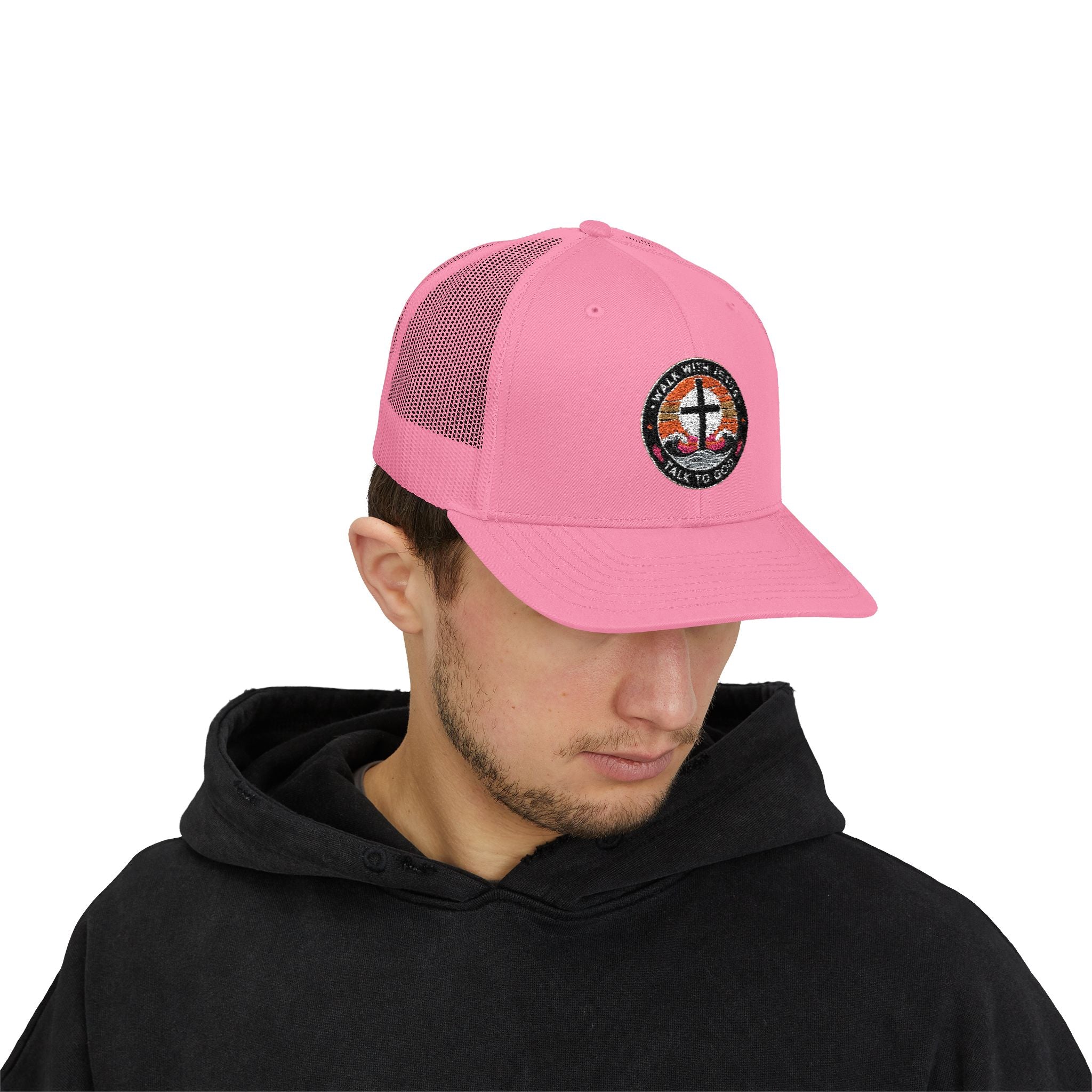 Walk With Jesus – Snapback Trucker Cap