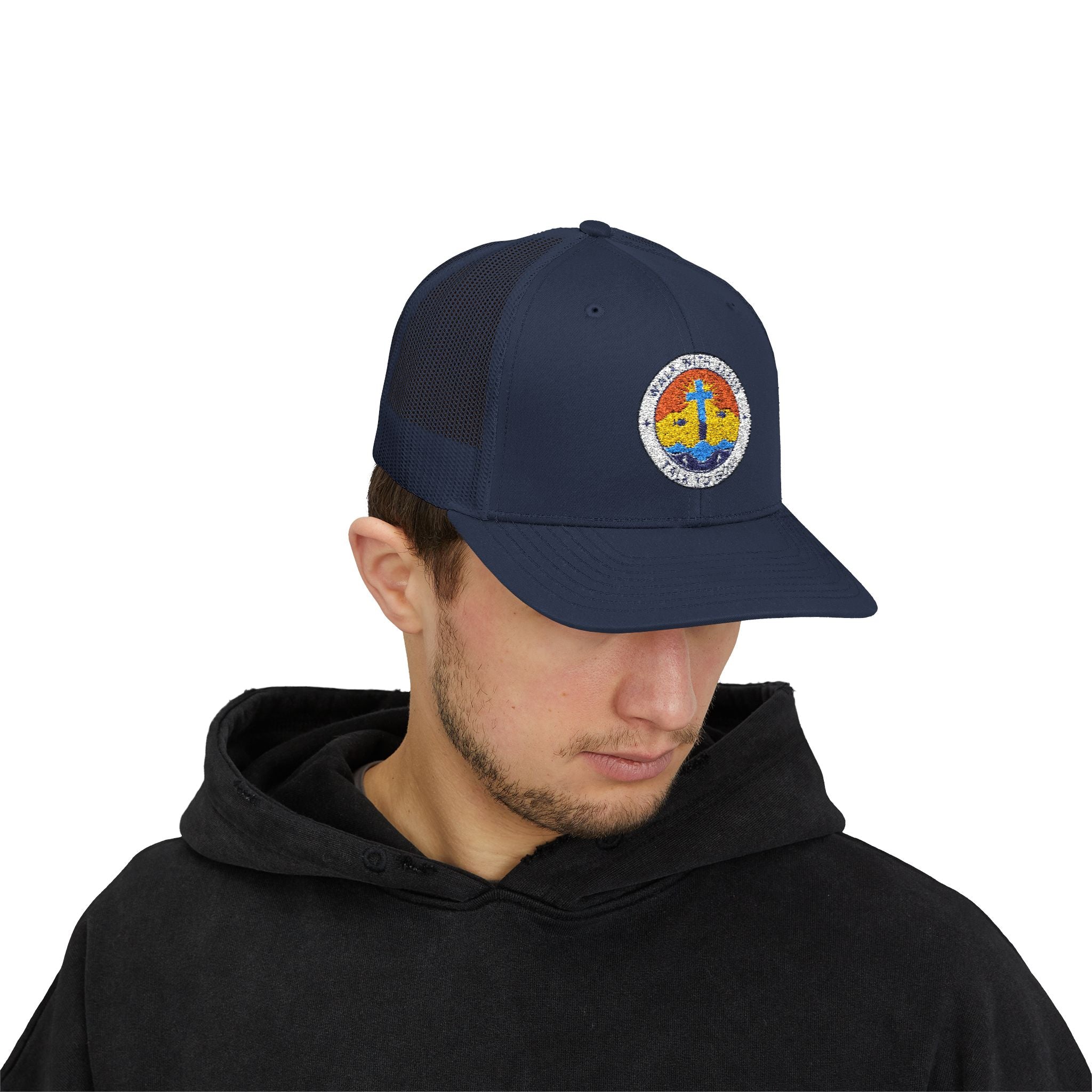 Walk With Jesus Sunrise Snapback Trucker Hat