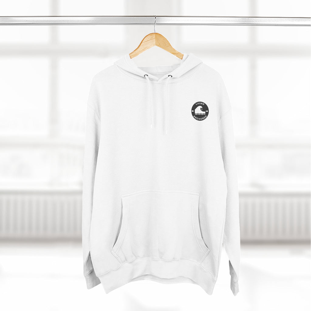 Inspirational Fleece Hoodie with Uplifting Quote