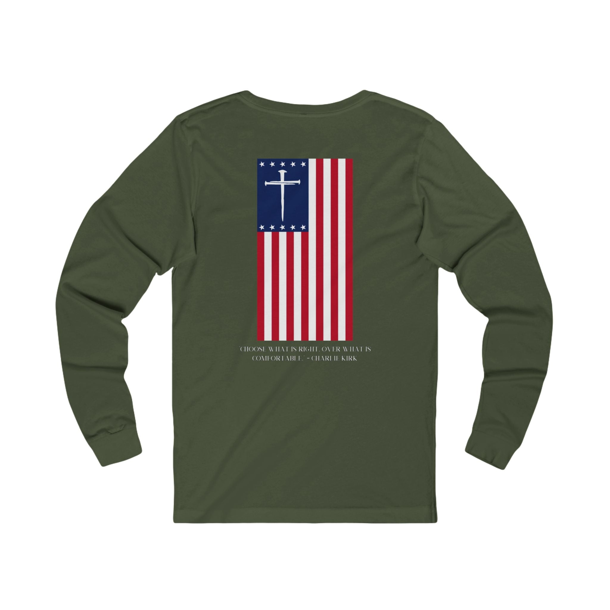 Charlie Kirk Remembrance Long Sleeve Tee (9 colors available)