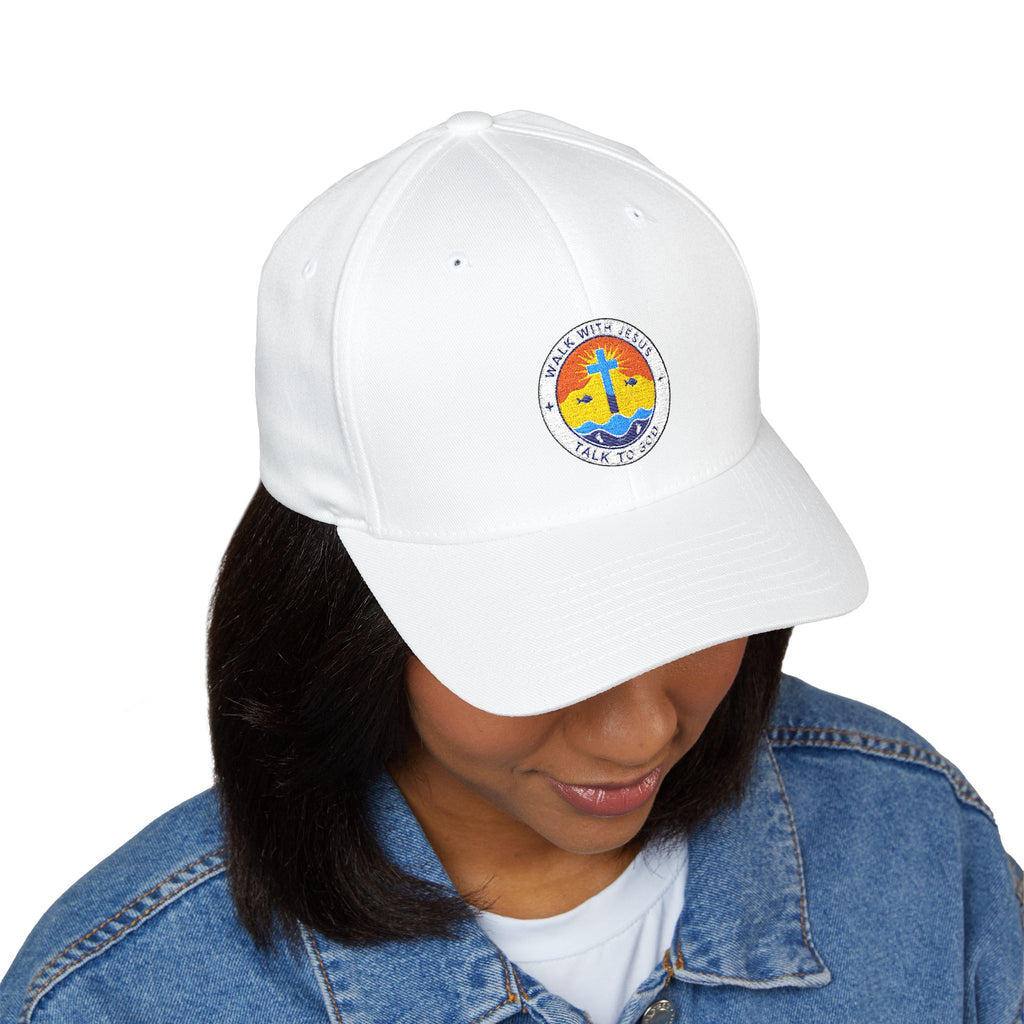 Walk with Jesus Closed-Back Cap 