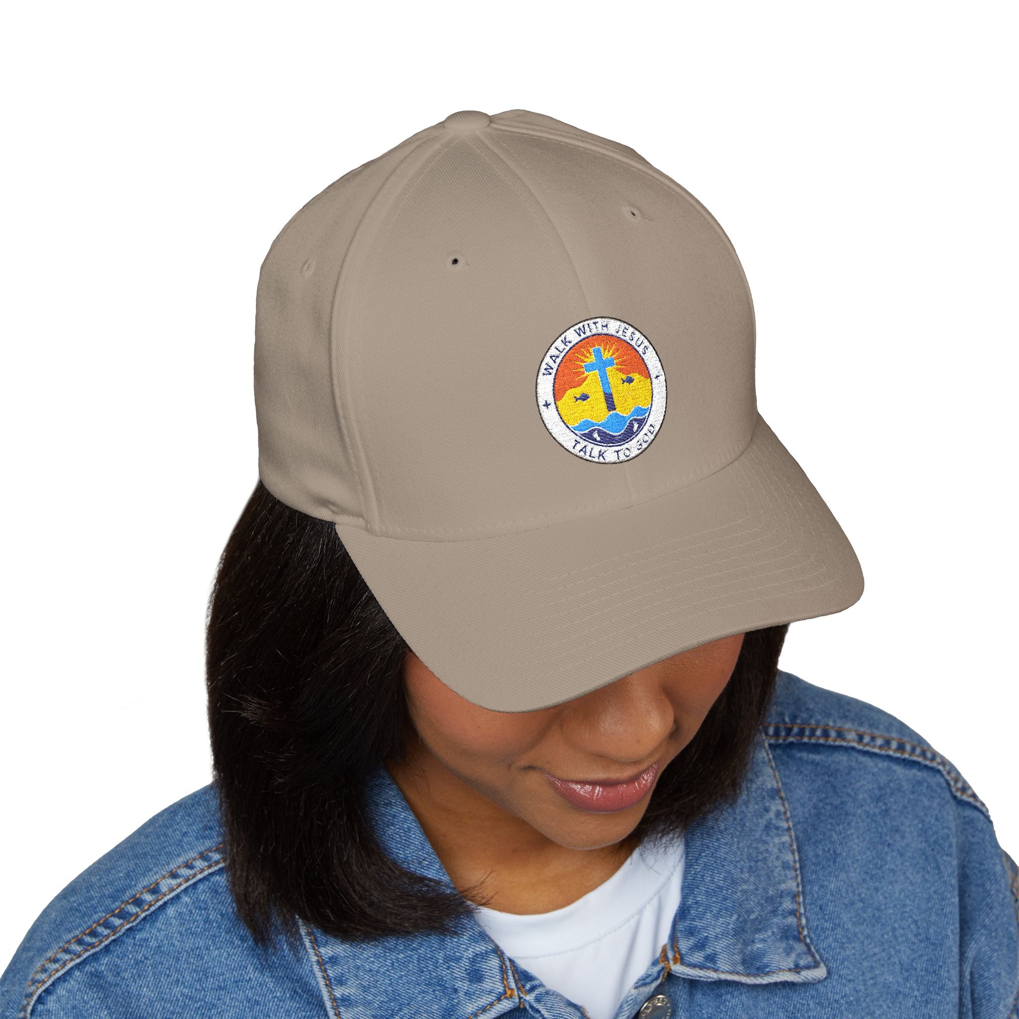 Walk with Jesus Closed-Back Cap 