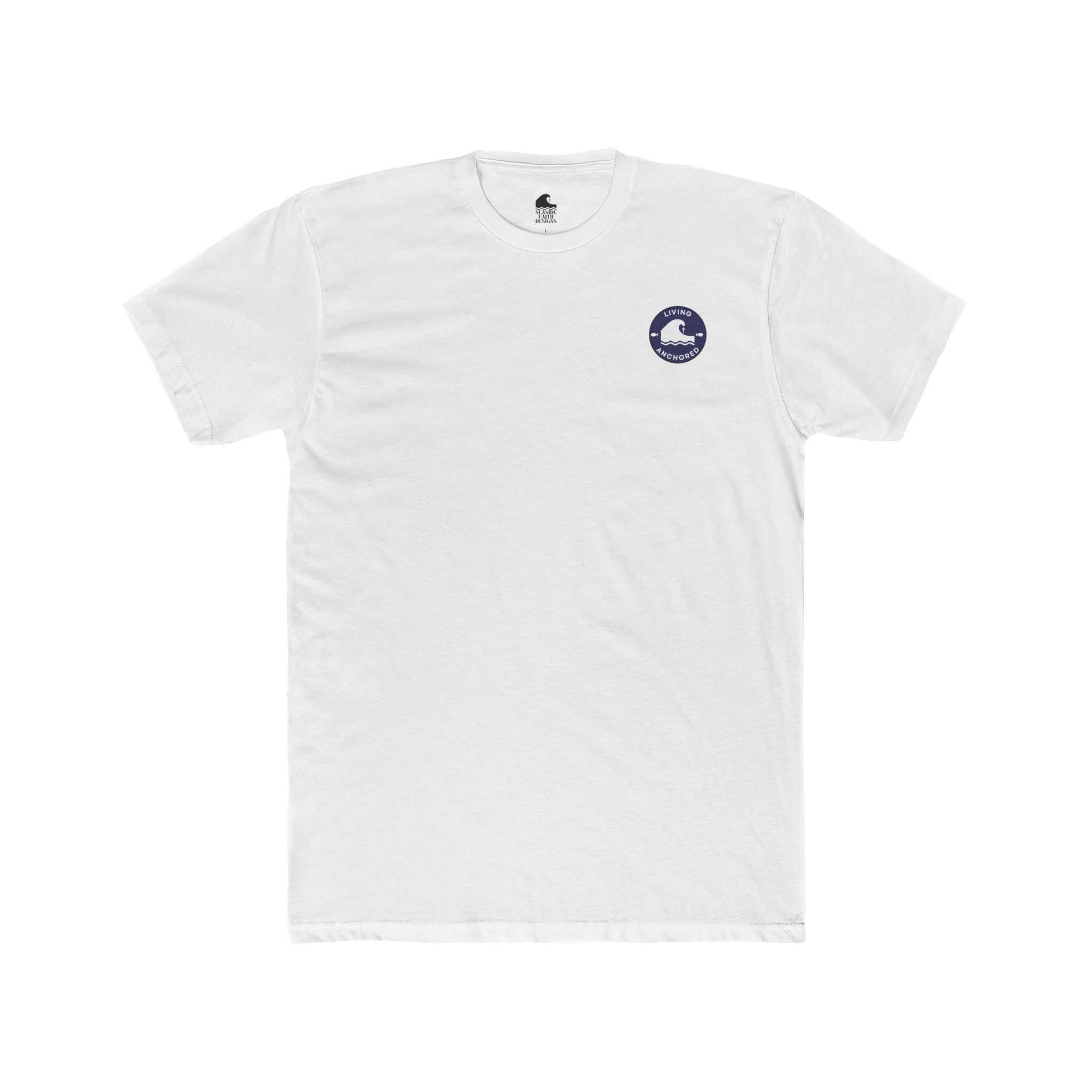 Living Anchored – Well & Living Water Scripture Tee (Unisex Cotton Crew)