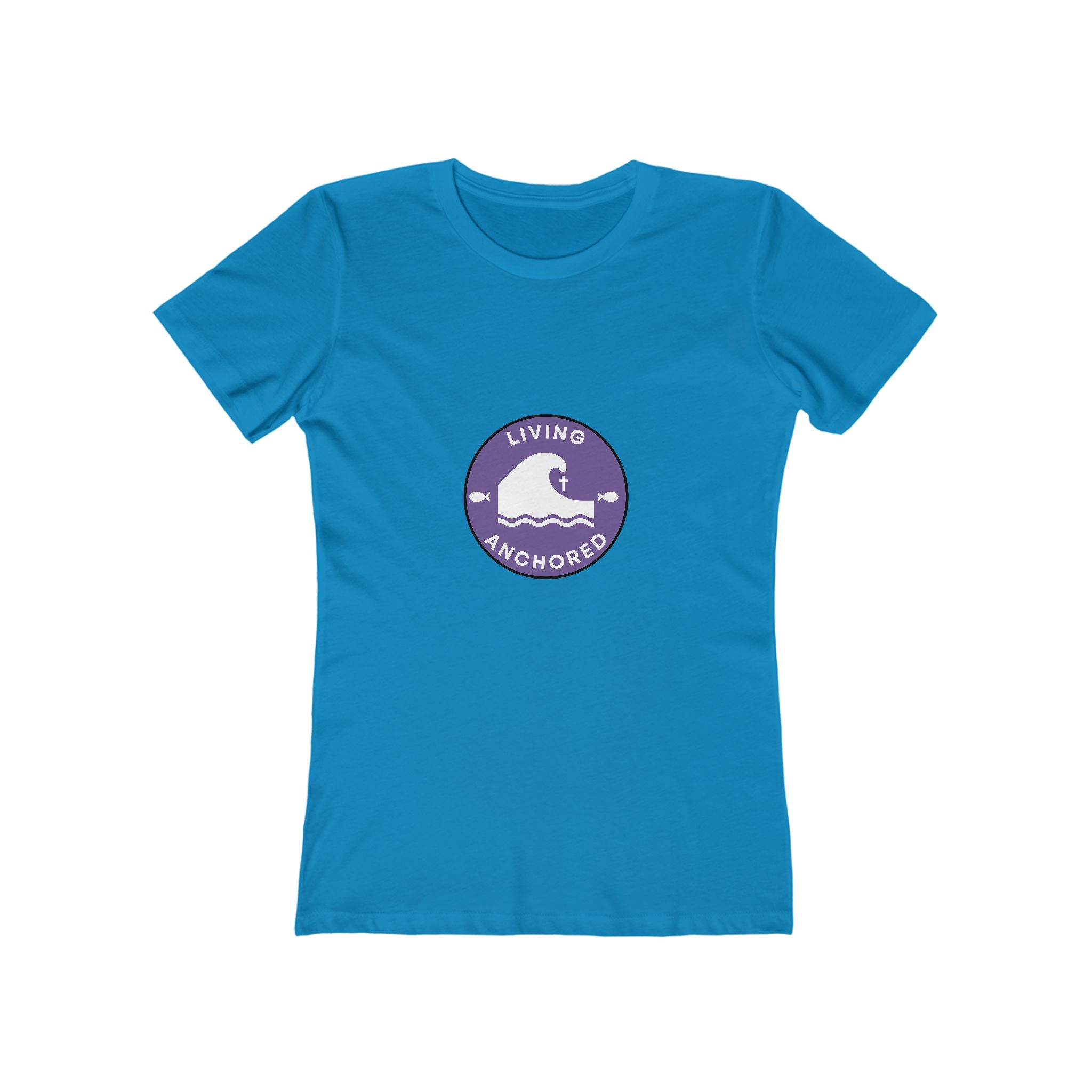 Living Anchored – Women’s Boyfriend Tee (11 Color Options)