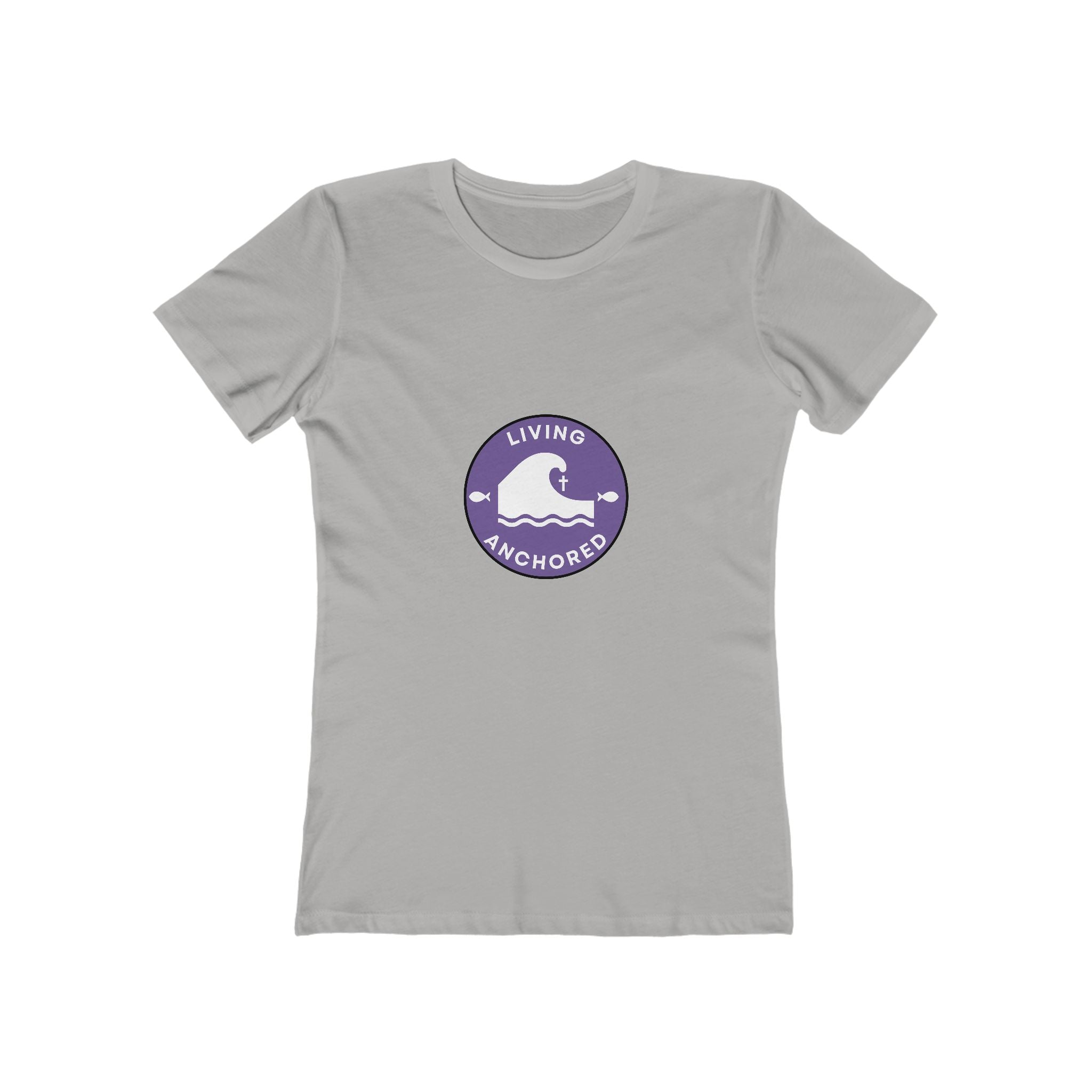 Living Anchored – Women’s Boyfriend Tee (11 Color Options)