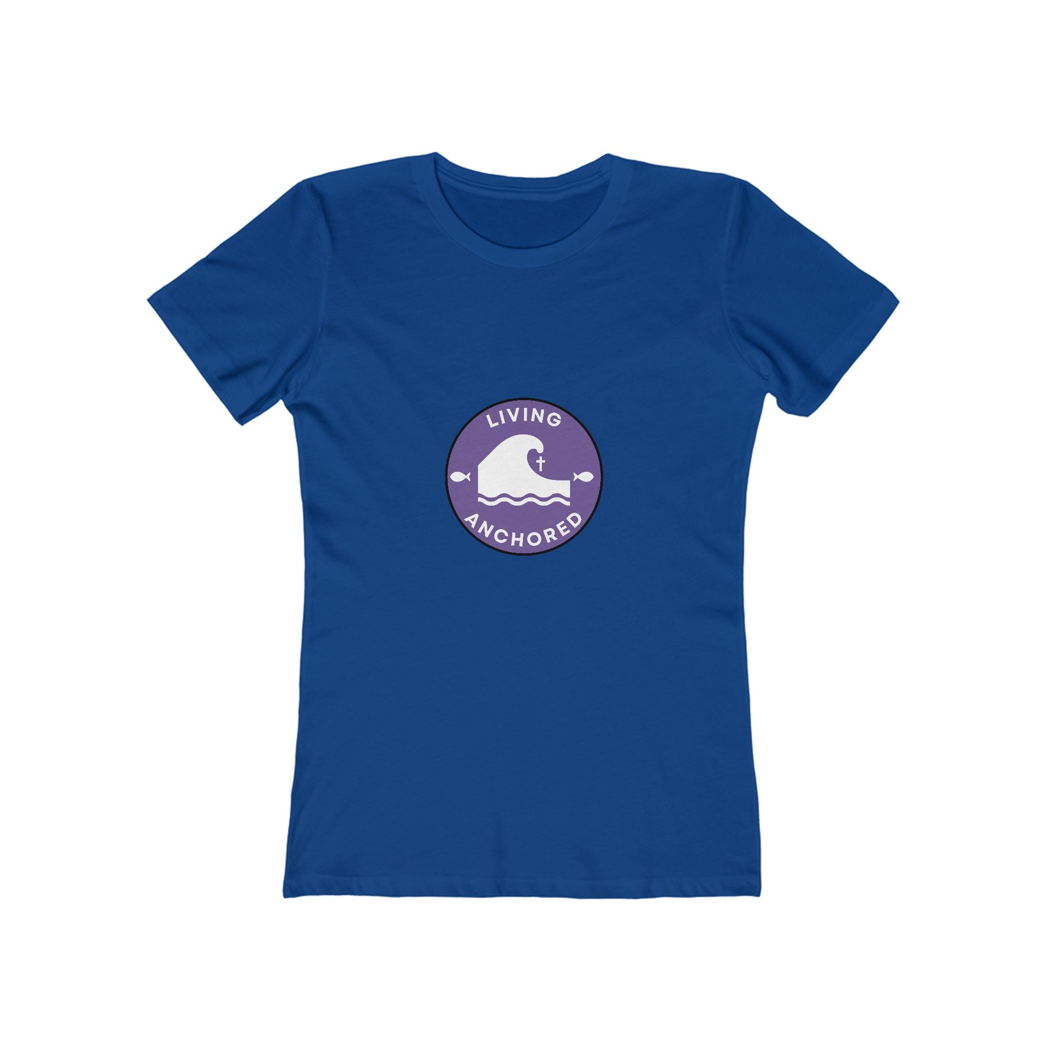Living Anchored – Women’s Boyfriend Tee (11 Color Options)