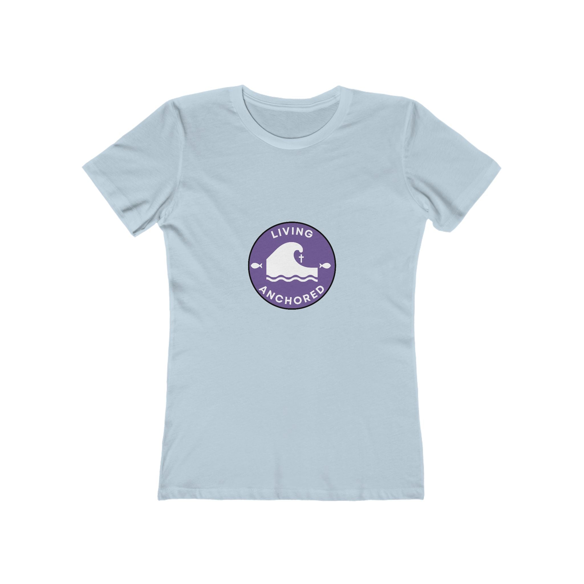 Living Anchored – Women’s Boyfriend Tee (11 Color Options)
