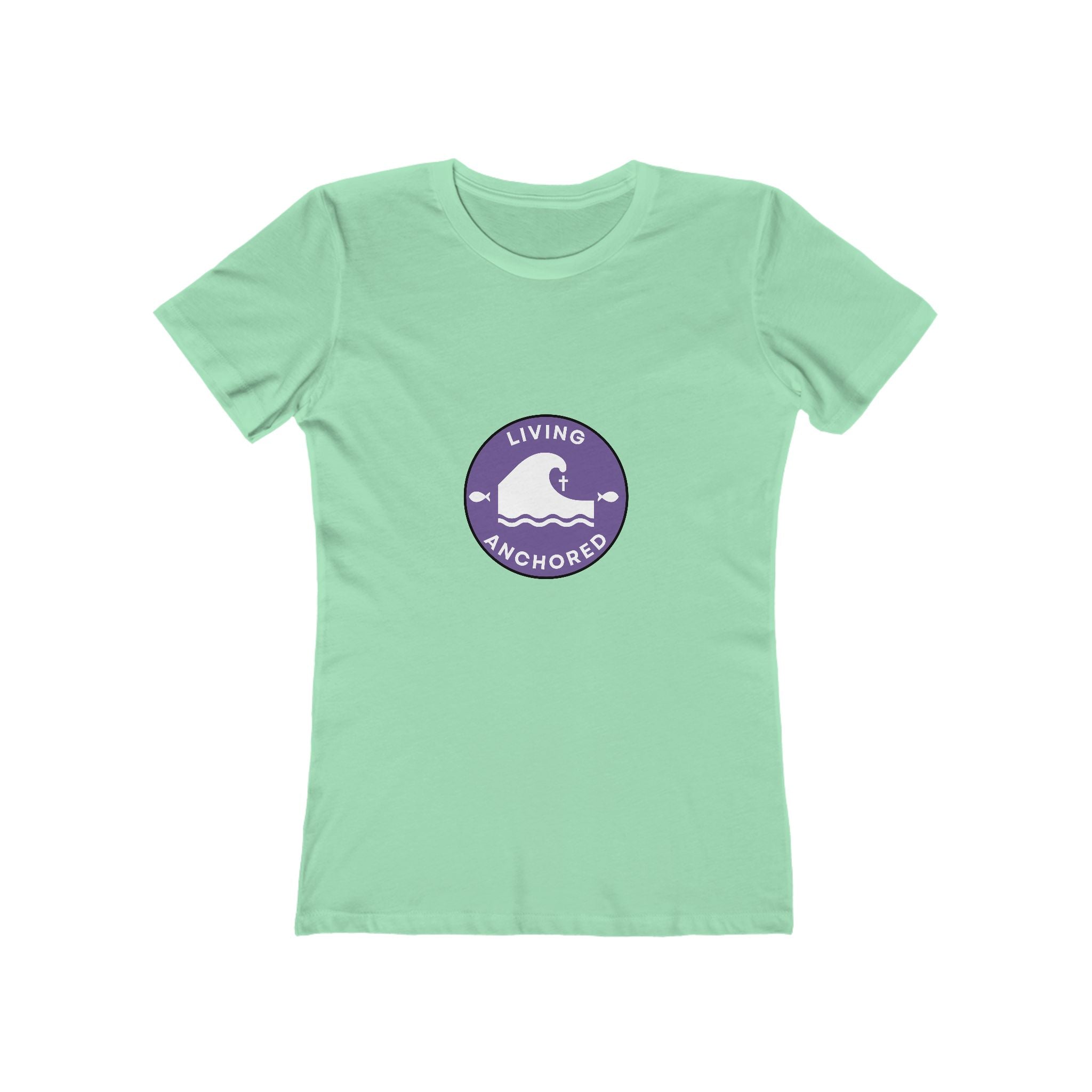 Living Anchored – Women’s Boyfriend Tee (11 Color Options)