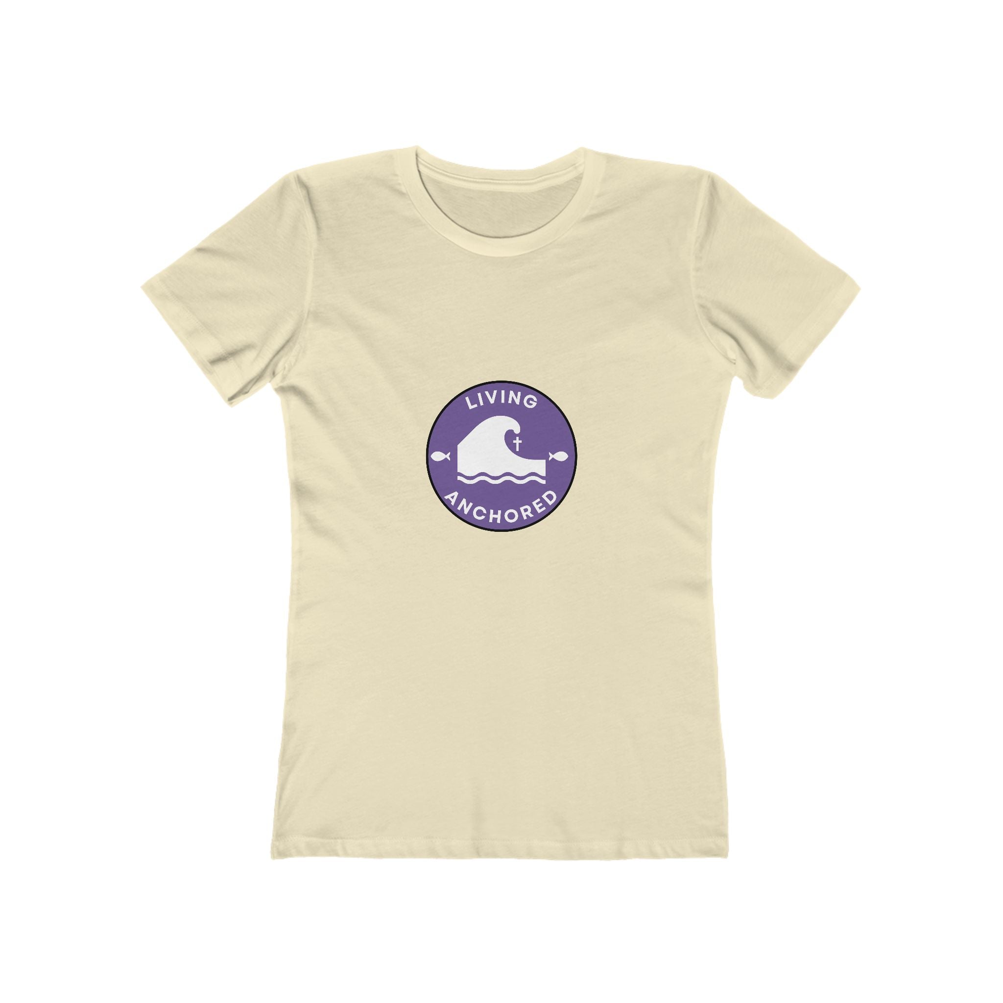 Living Anchored – Women’s Boyfriend Tee (11 Color Options)