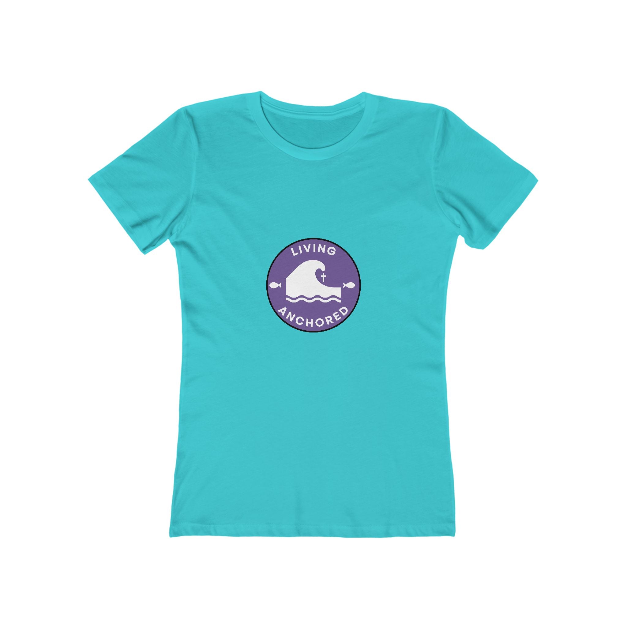 Living Anchored – Women’s Boyfriend Tee (11 Color Options)