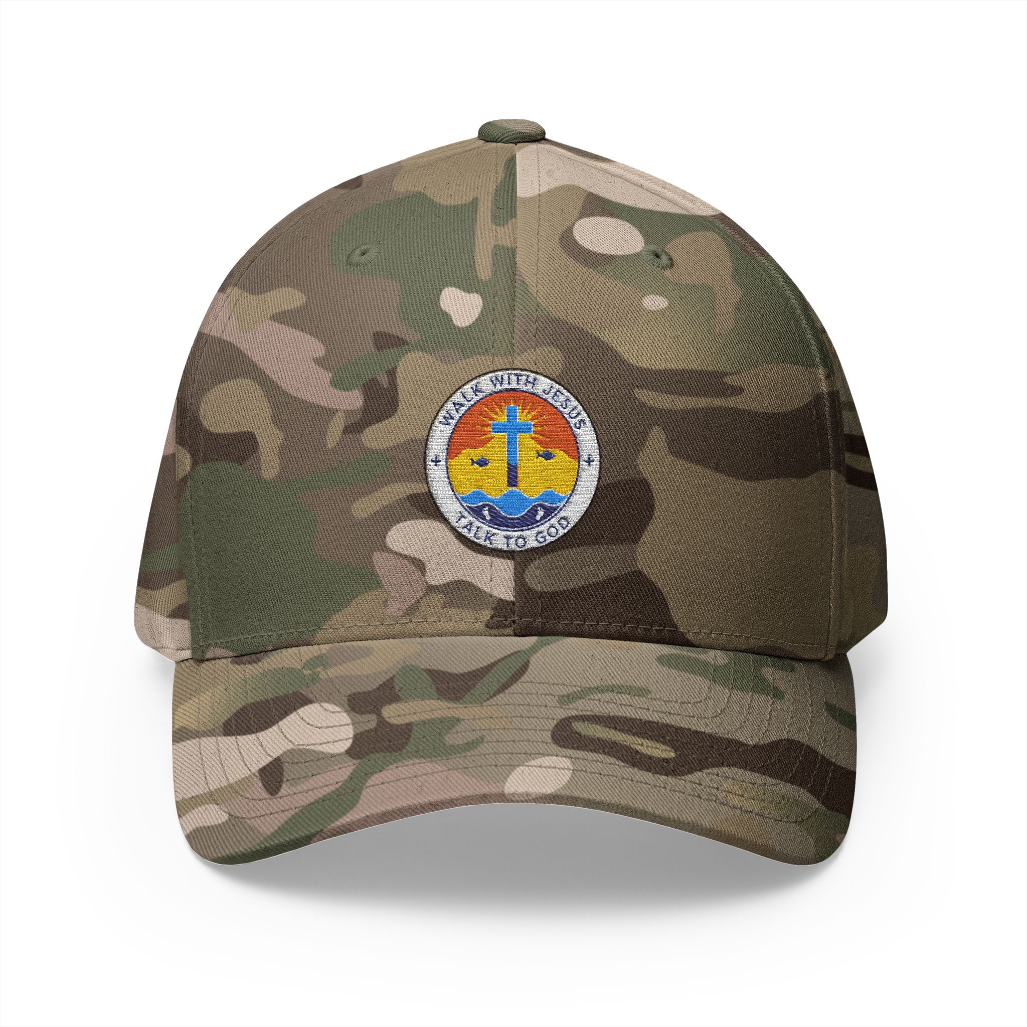 Walk with Jesus, Talk to God Structured Cap