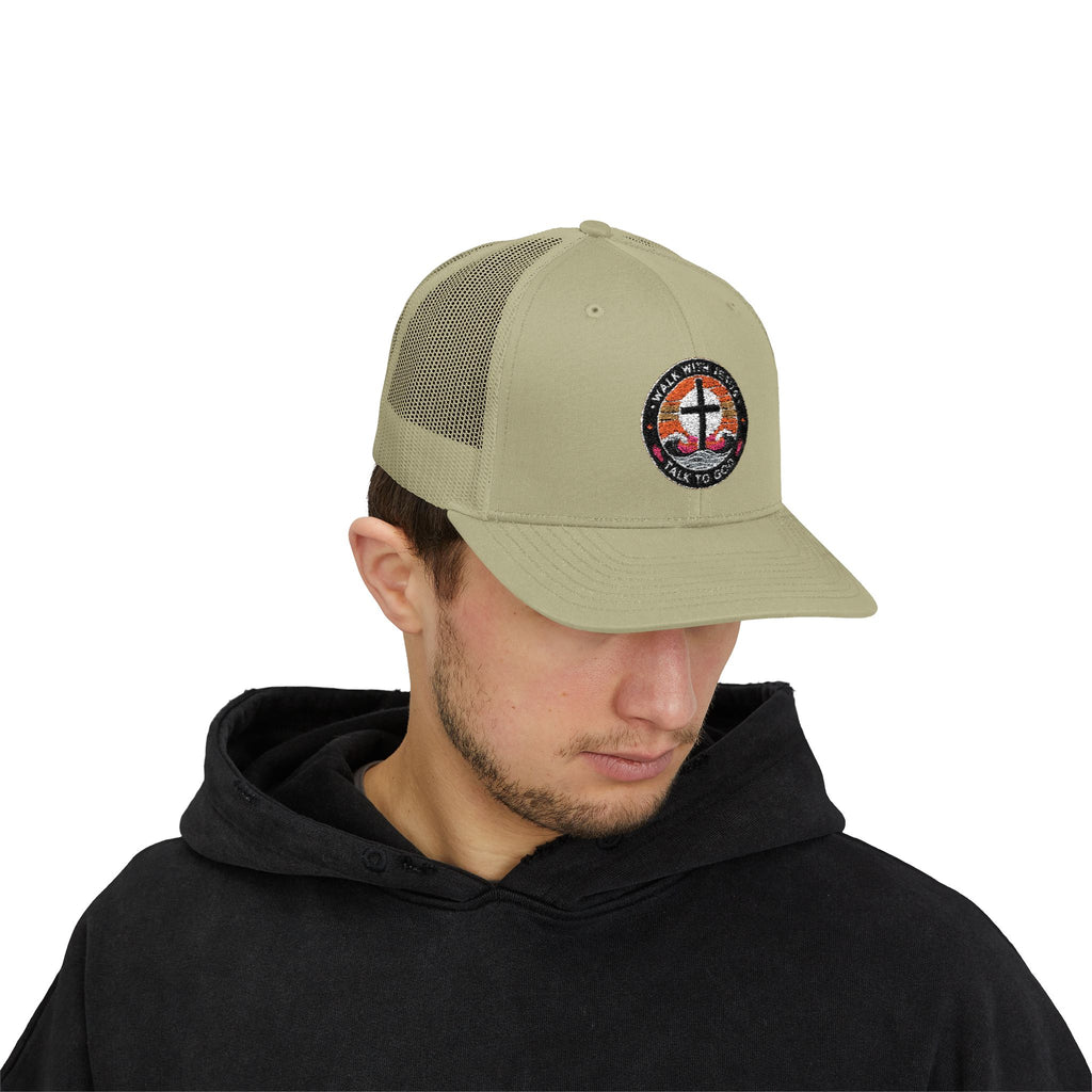 Walk With Jesus – Snapback Trucker Cap
