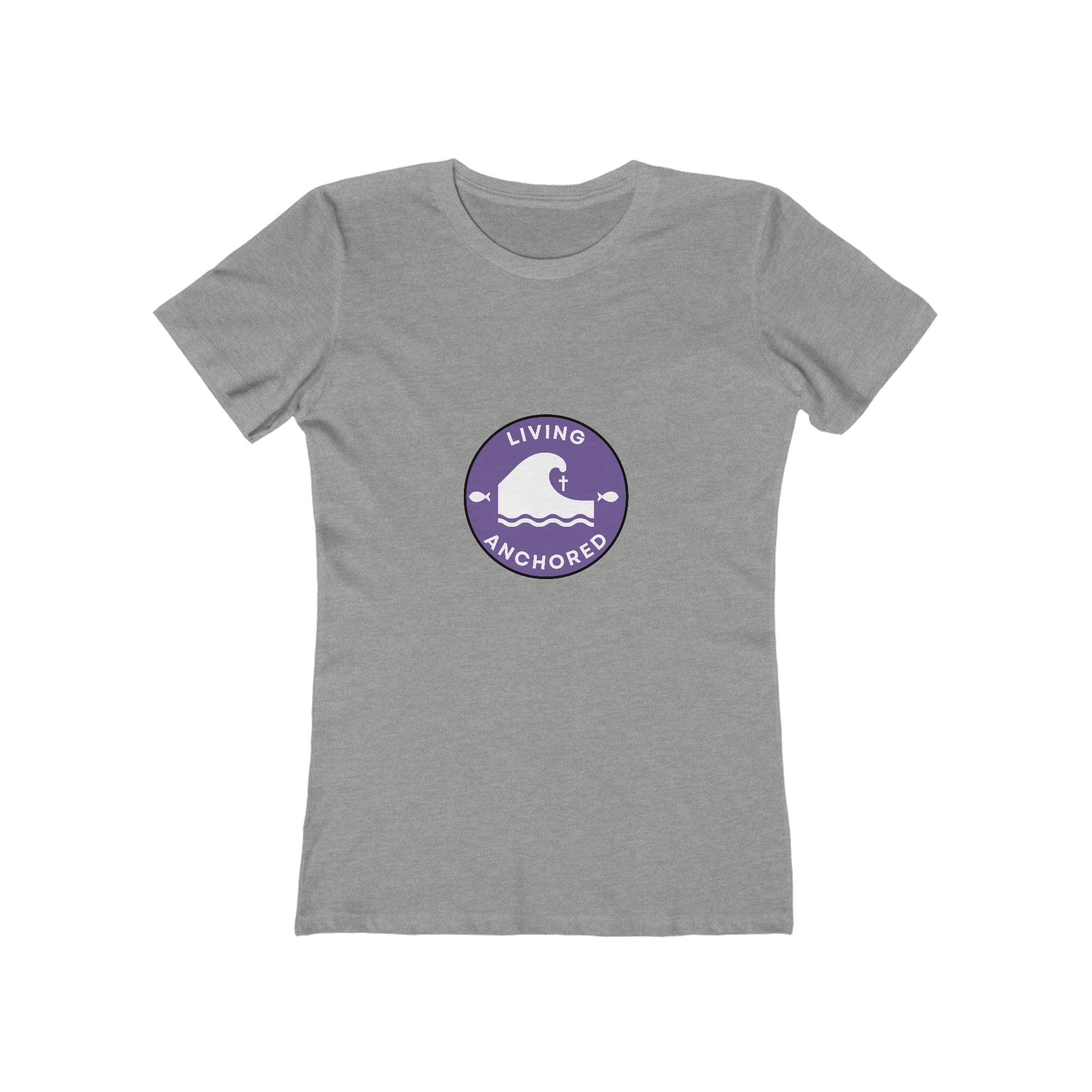 Living Anchored – Women’s Boyfriend Tee (11 Color Options)