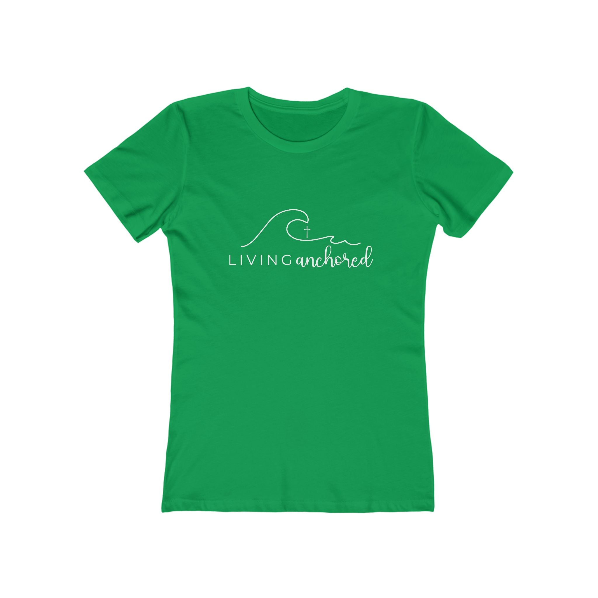 Living Anchored – Women’s Boyfriend Tee (10 Color Options)