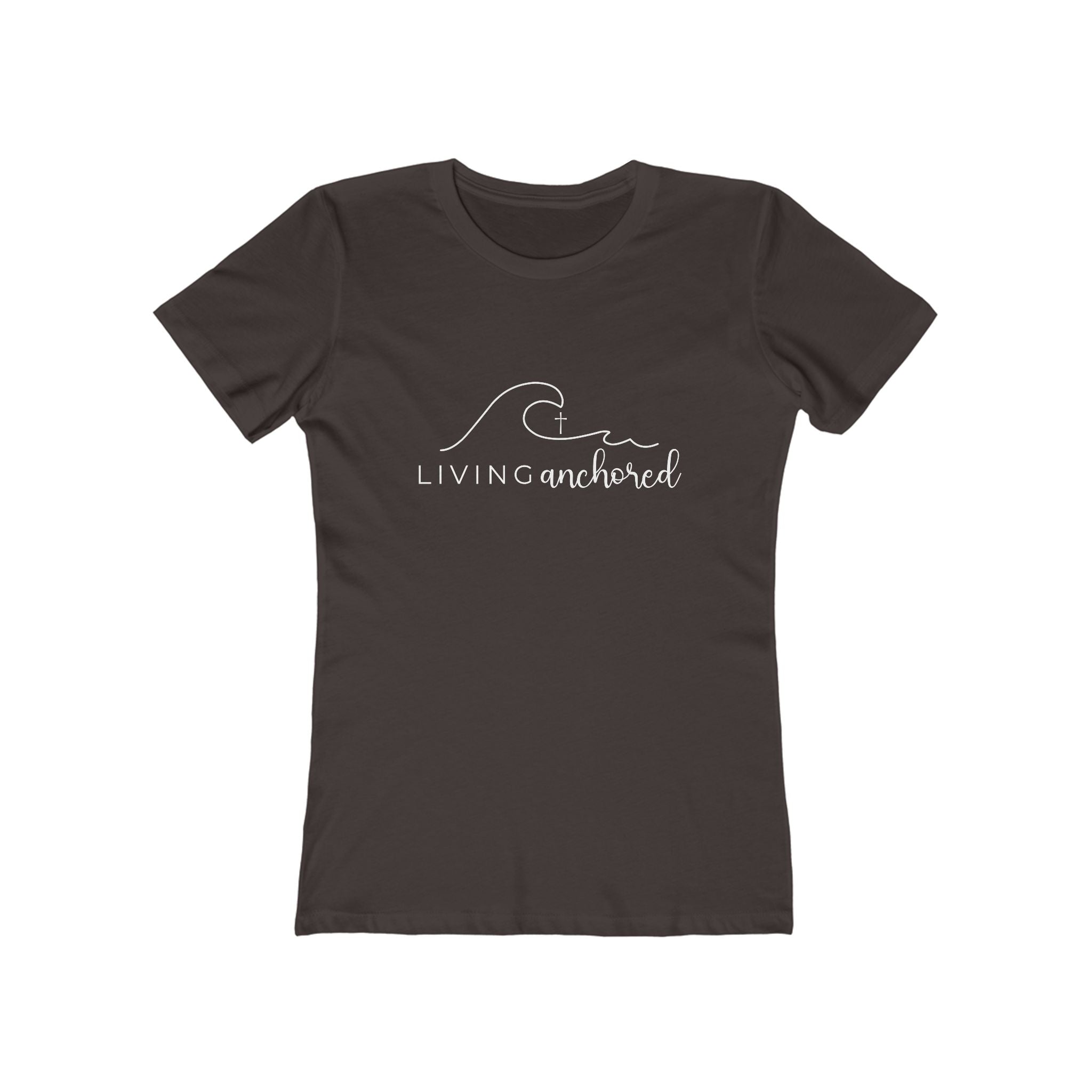 Living Anchored – Women’s Boyfriend Tee (10 Color Options)