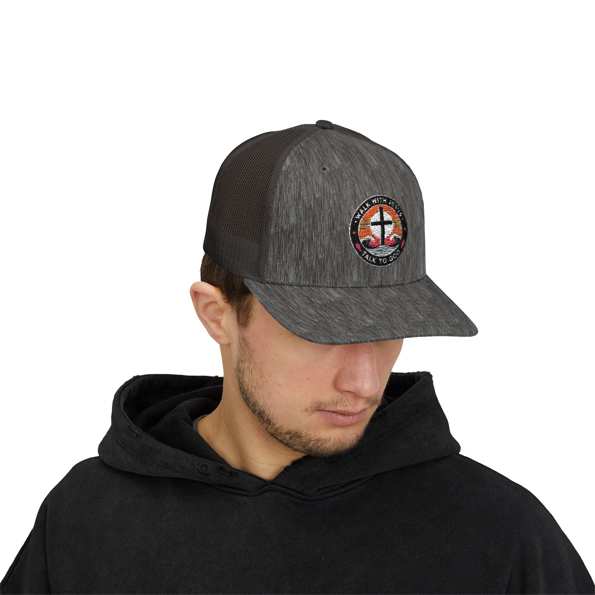 Walk With Jesus – Snapback Trucker Cap