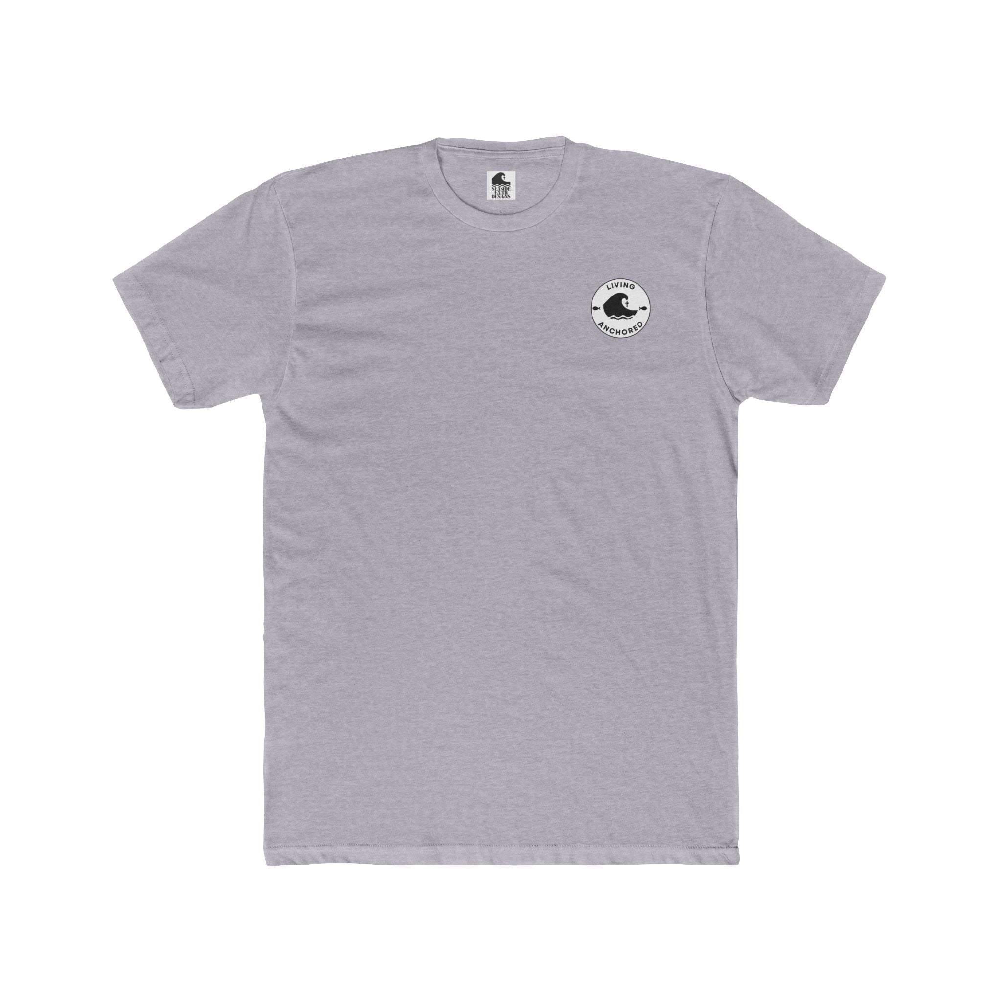 Living Anchored Wave & Bird Faith Tee – Psalm 93:4