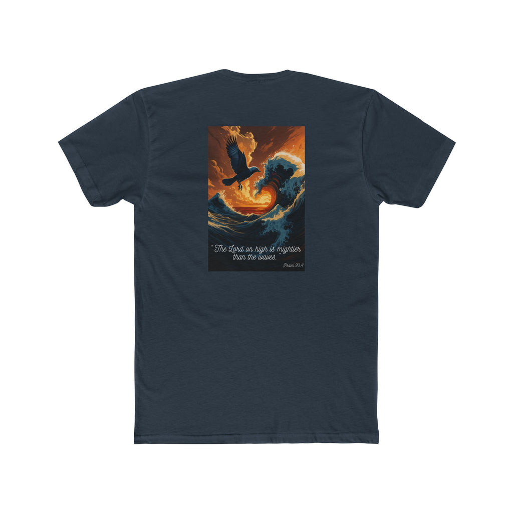 Living Anchored Wave & Bird Faith Tee – Psalm 93:4