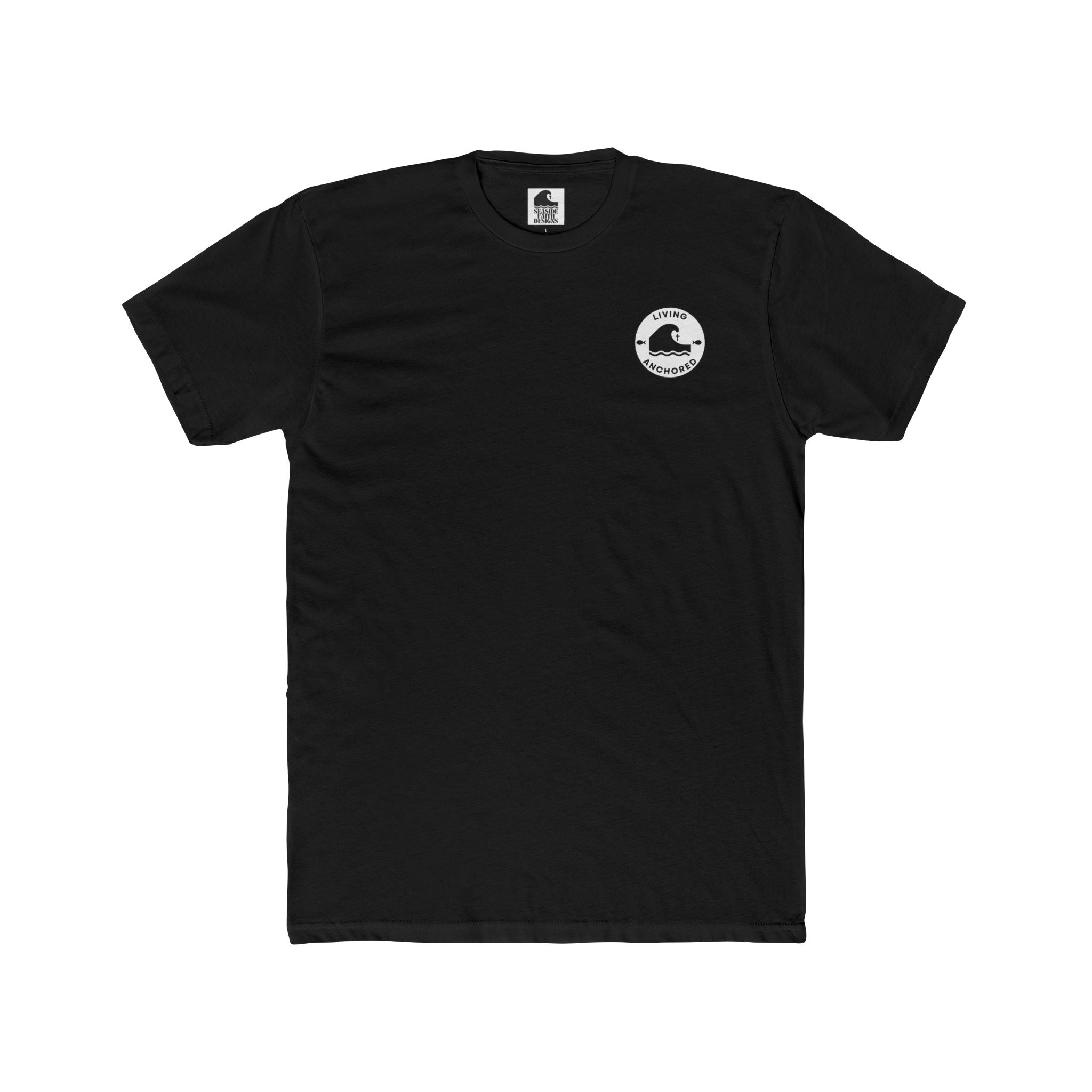 Living Anchored Whale Tee – Lamentations 3:22-23 (17 Color Options)