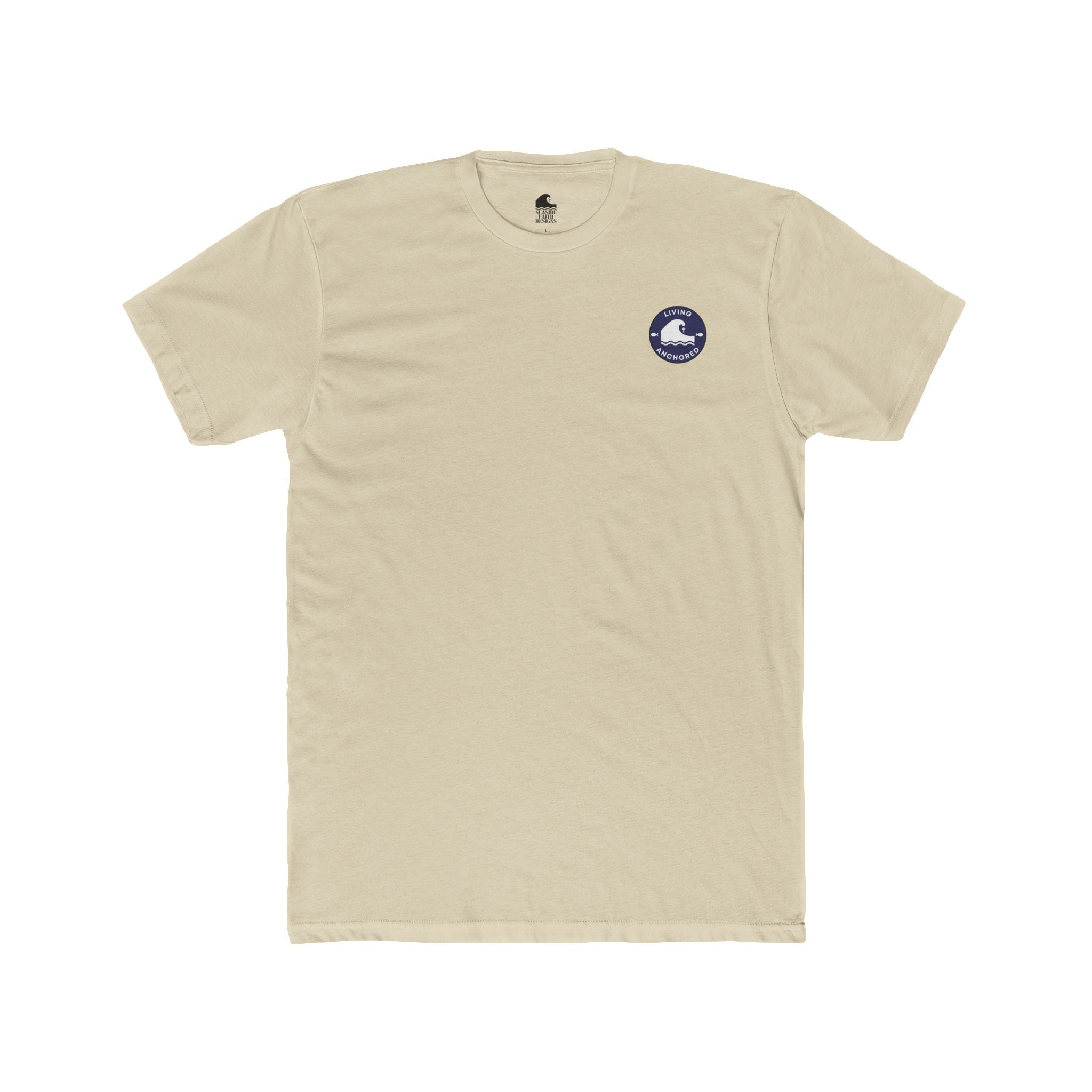 Living Anchored – Well & Living Water Scripture Tee (Unisex Cotton Crew)