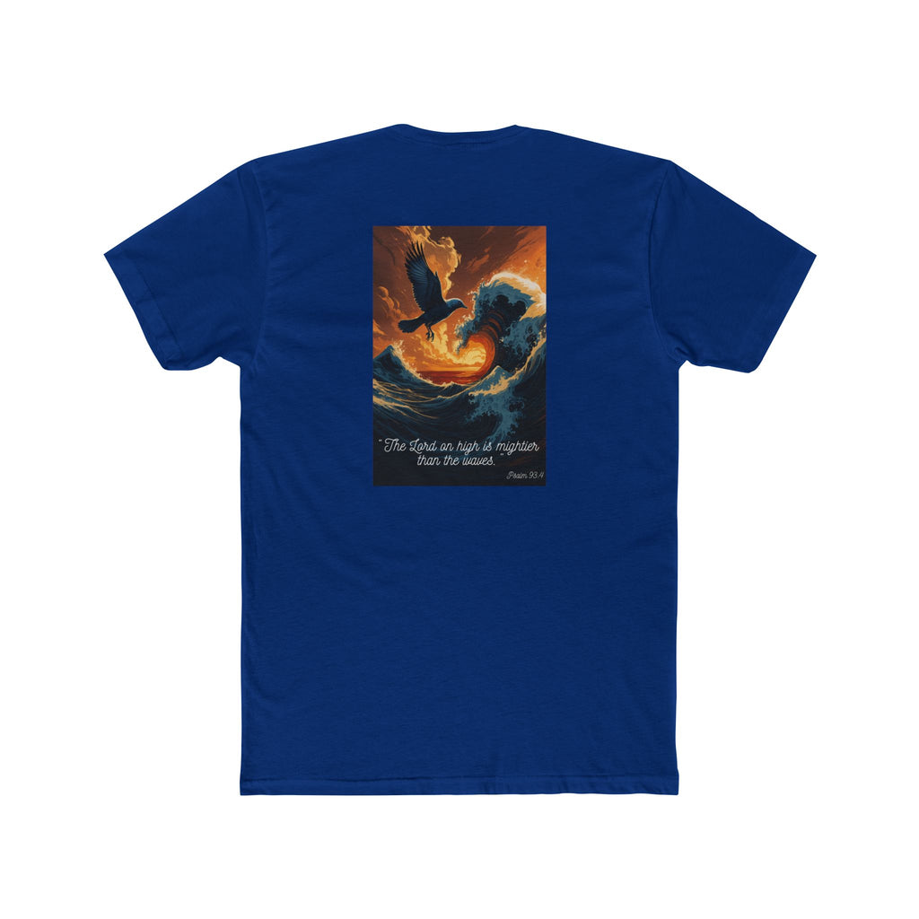 Living Anchored Wave & Bird Faith Tee – Psalm 93:4