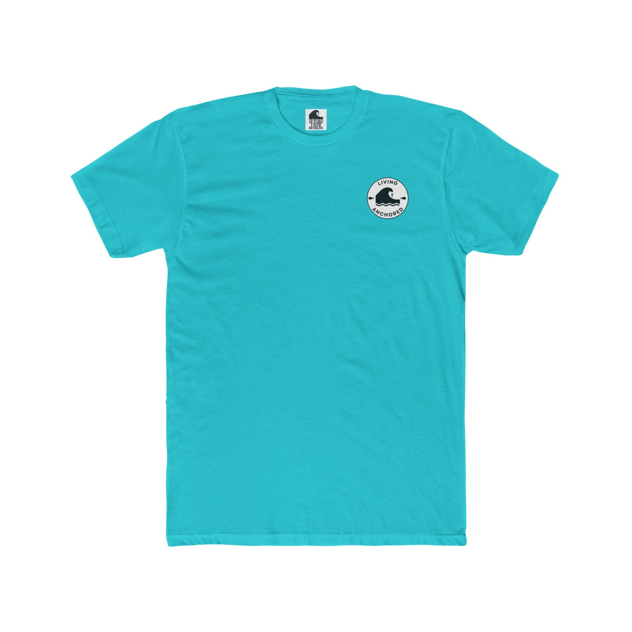 Living Anchored Whale Tee – Lamentations 3:22-23 (17 Color Options)